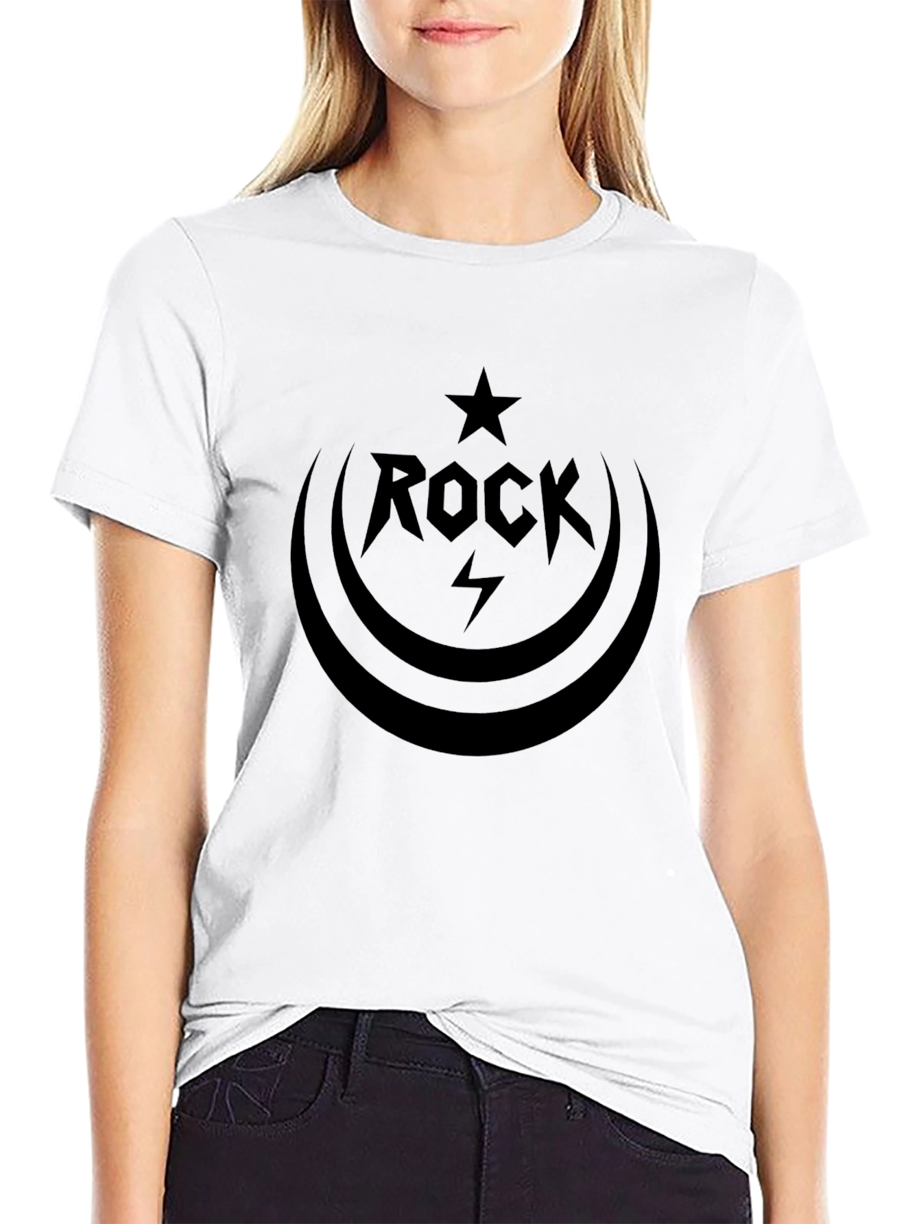 Rock Star Graphic T-Shirt - Classic Black