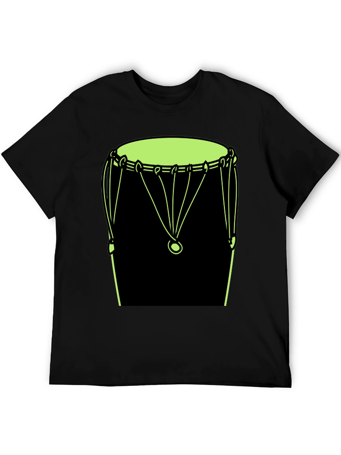 Drum Graphic Tee - Mens Black T-Shirt