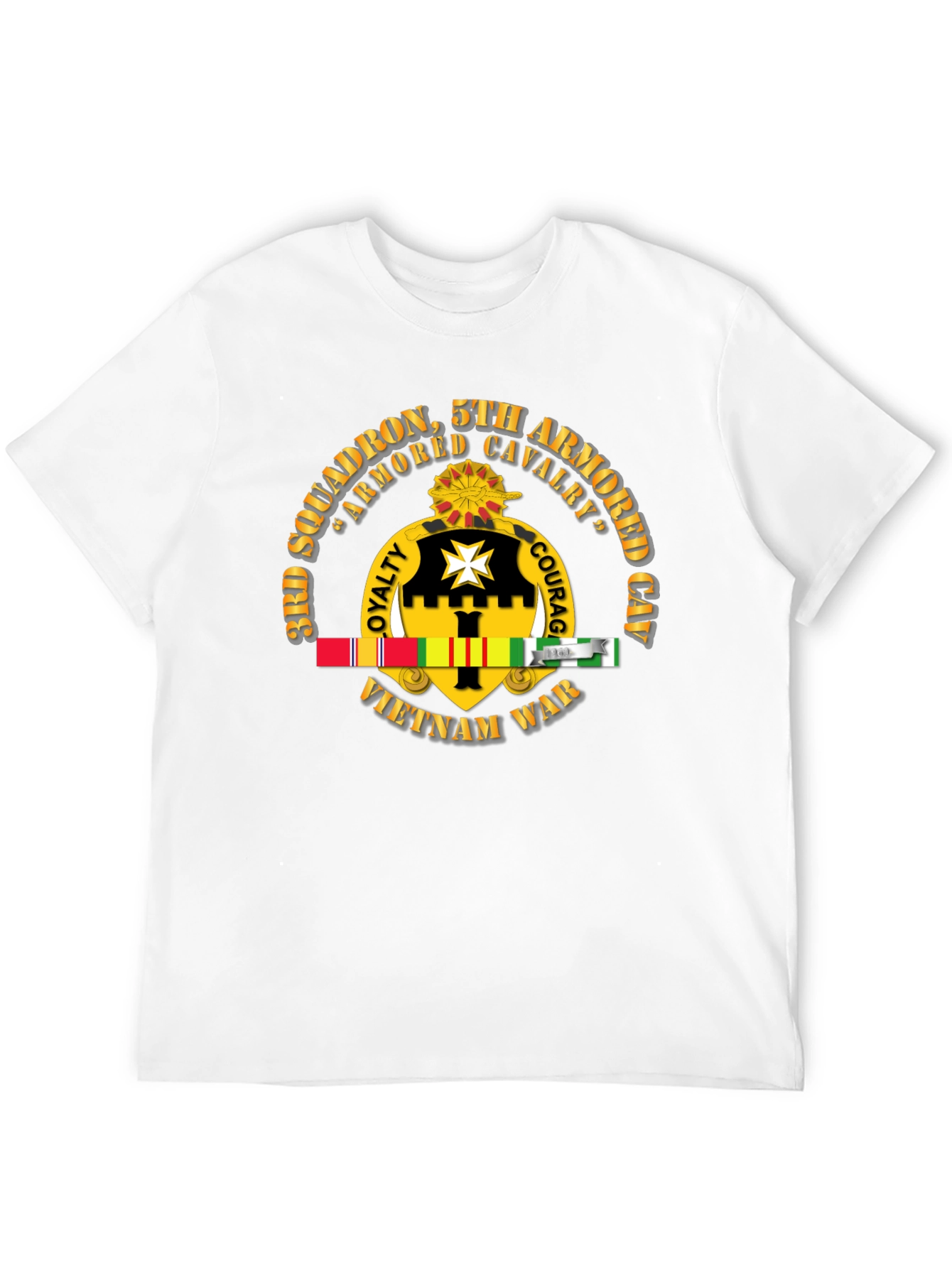 3rd Squadron 5th Armored Cavalry Vietnam War T-Shirt