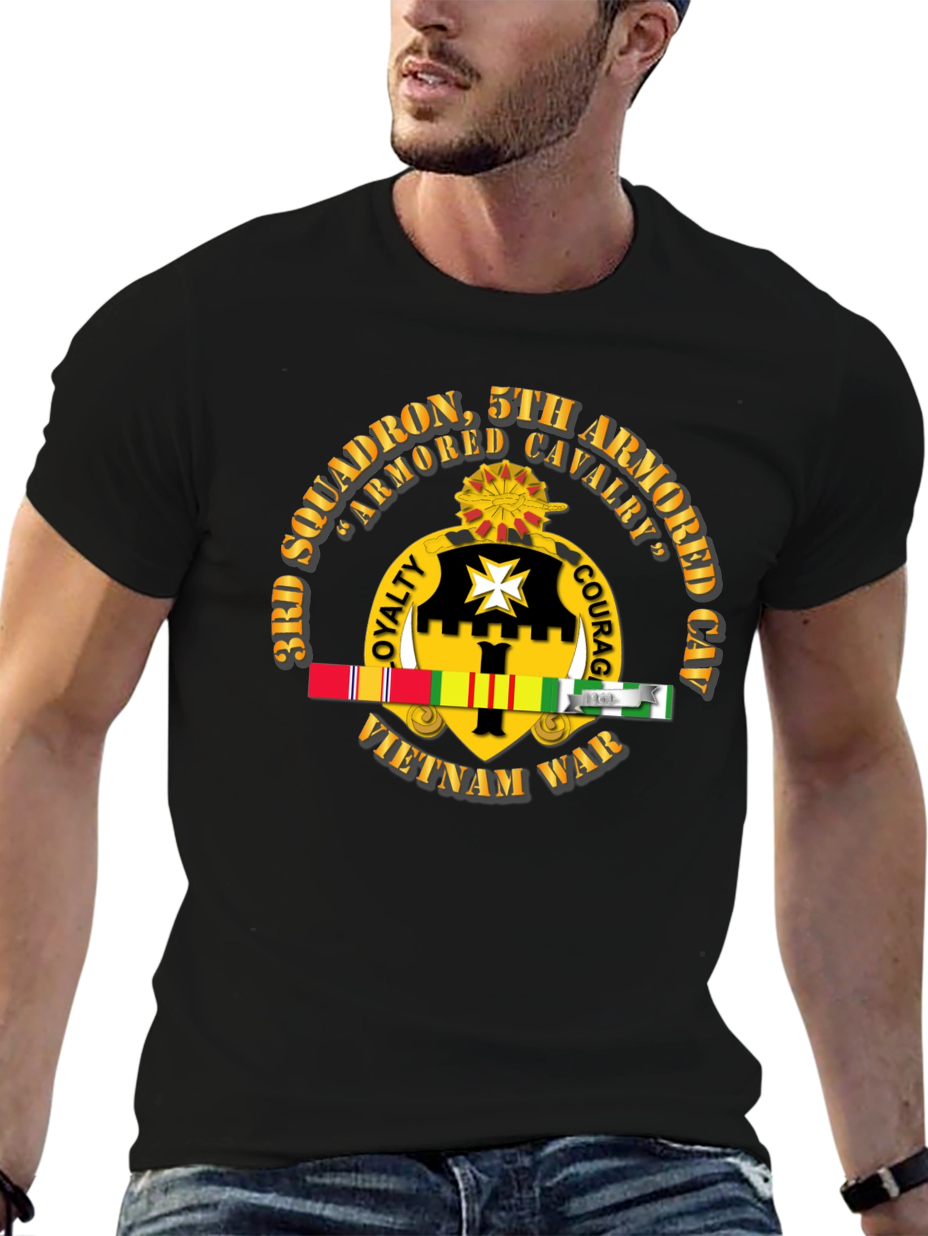 3rd Squadron 5th Armored Cavalry Vietnam War T-Shirt