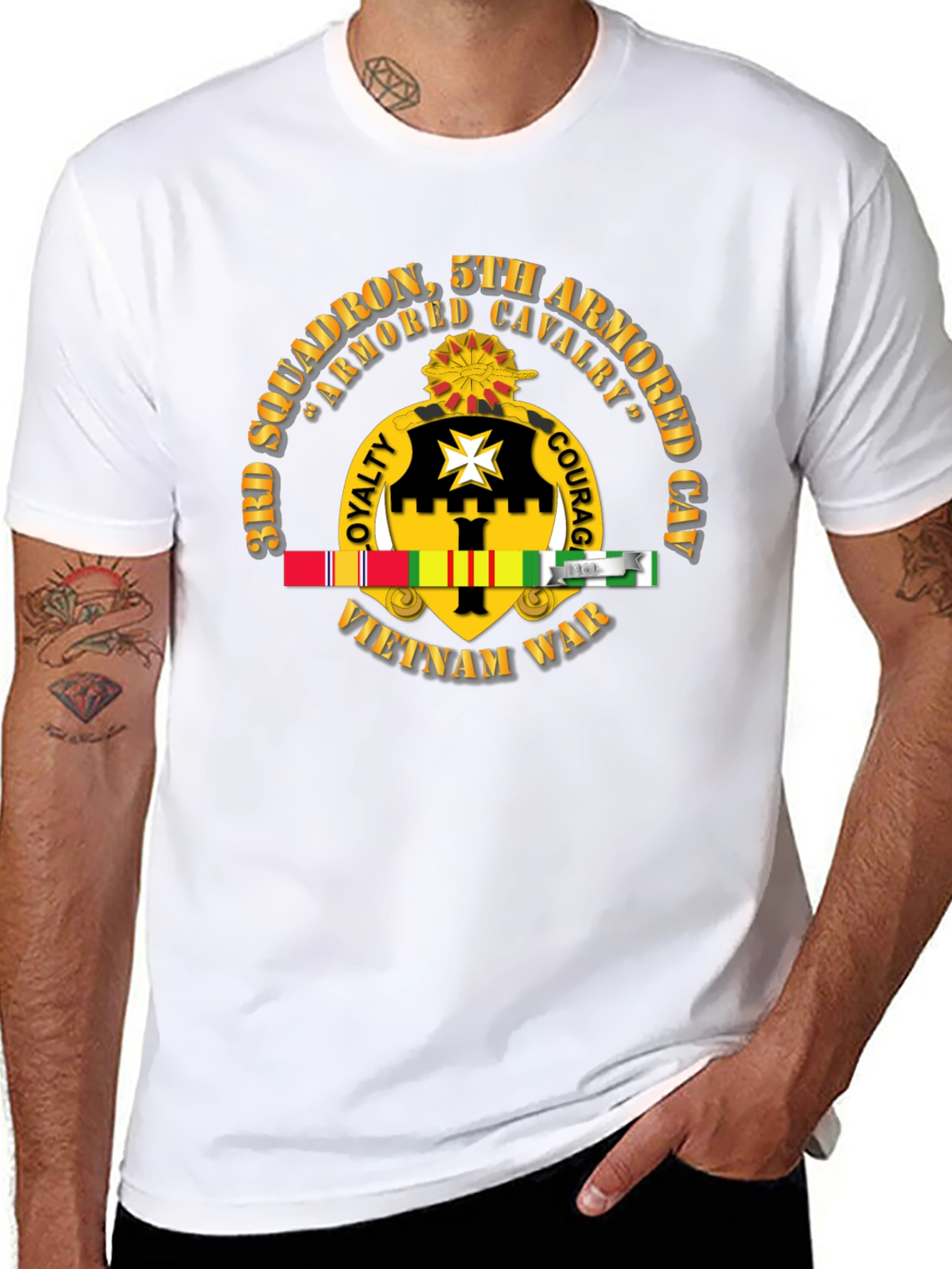 3rd Squadron 5th Armored Cavalry Vietnam War T-Shirt