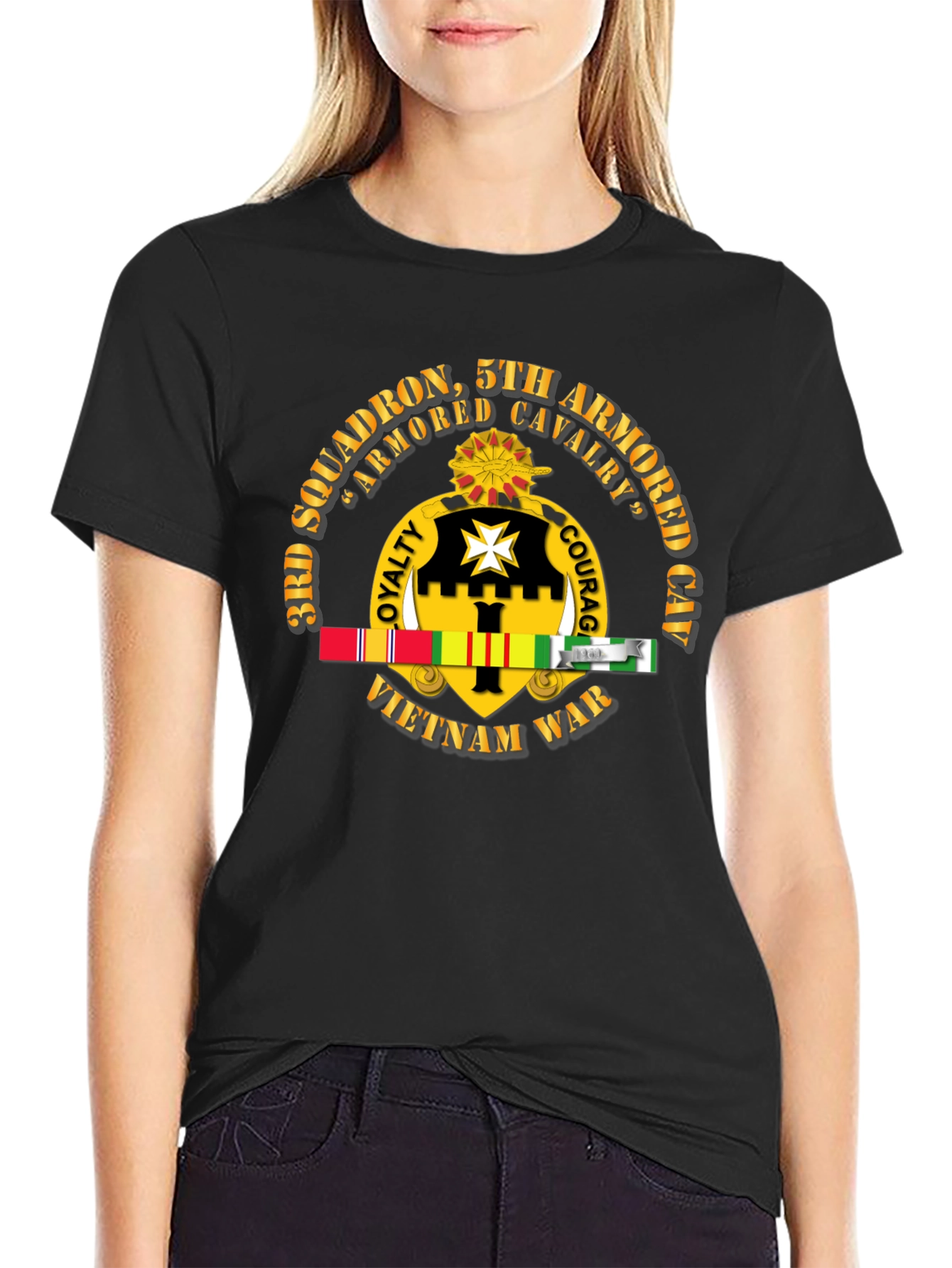3rd Squadron 5th Armored Cavalry Vietnam War T-Shirt