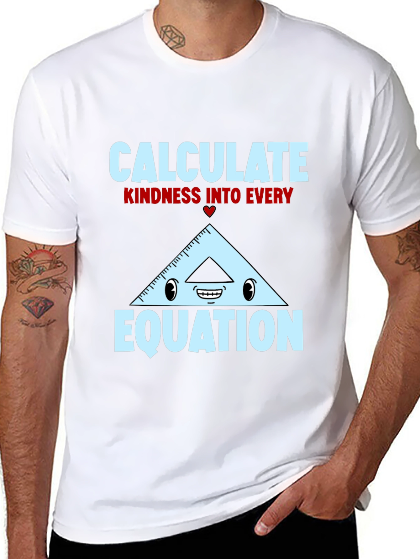 Calculate Kindness T-Shirt - Math Humor Tee