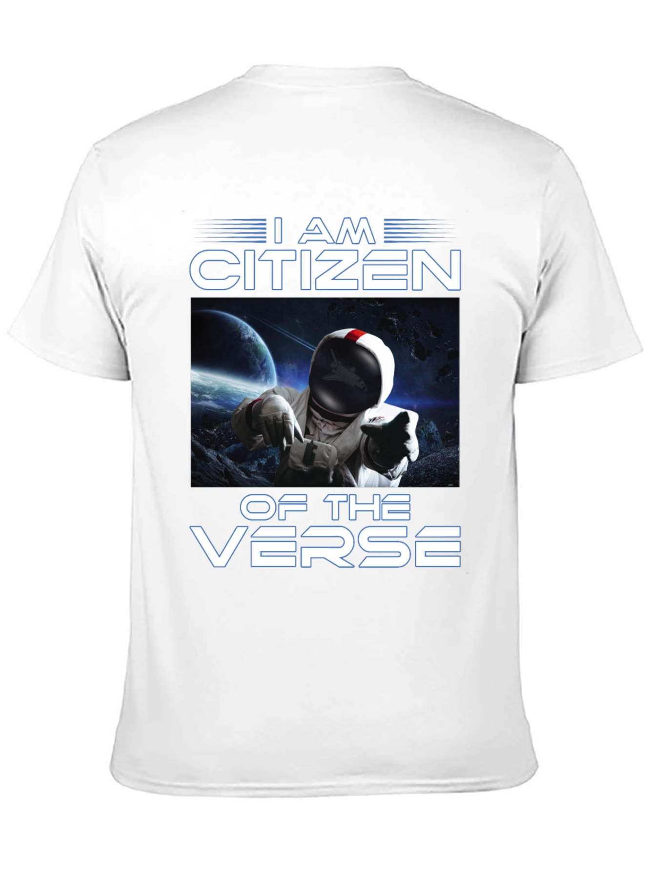 I Am Citizen Of The Verse Black T-Shirt