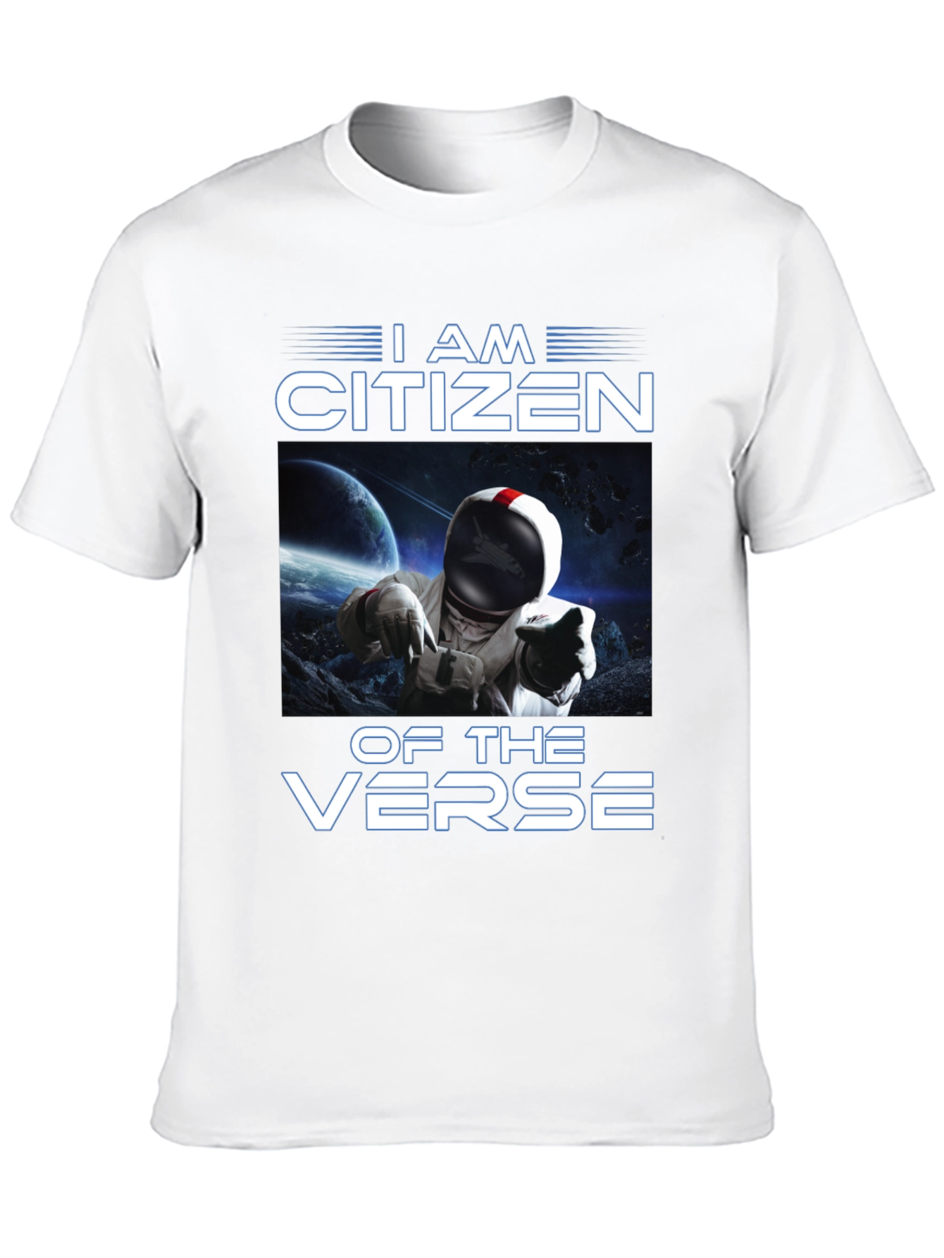 I Am Citizen Of The Verse Black T-Shirt
