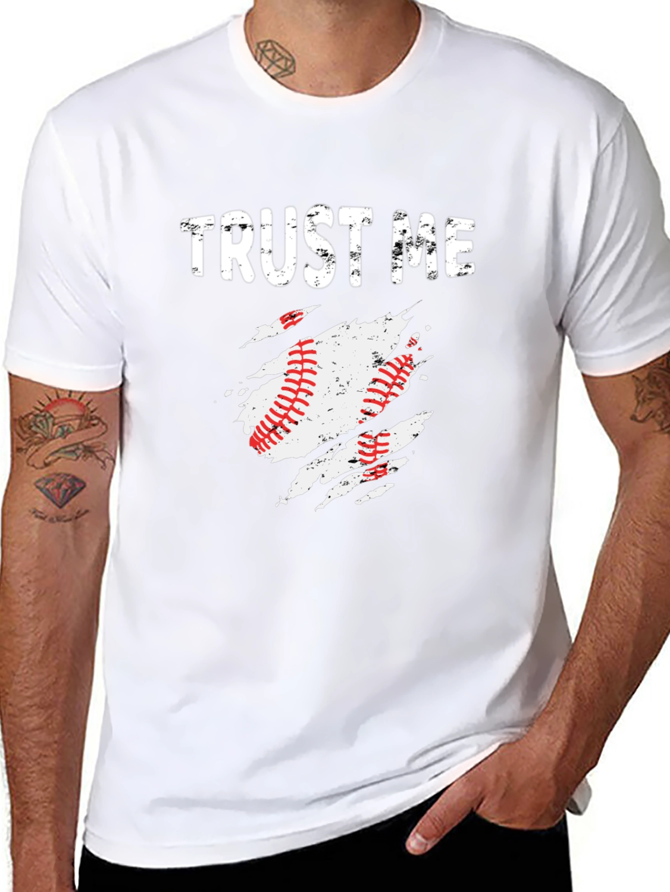 Trust Me Baseball Graphic T-Shirt