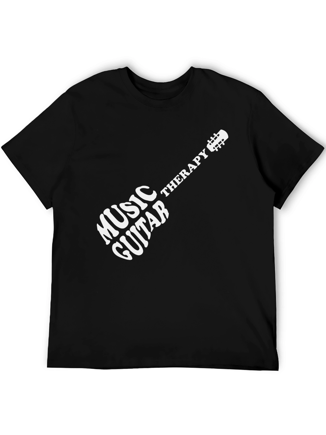 Music Guitar Therapy T-Shirt - Stylish Musician Tee