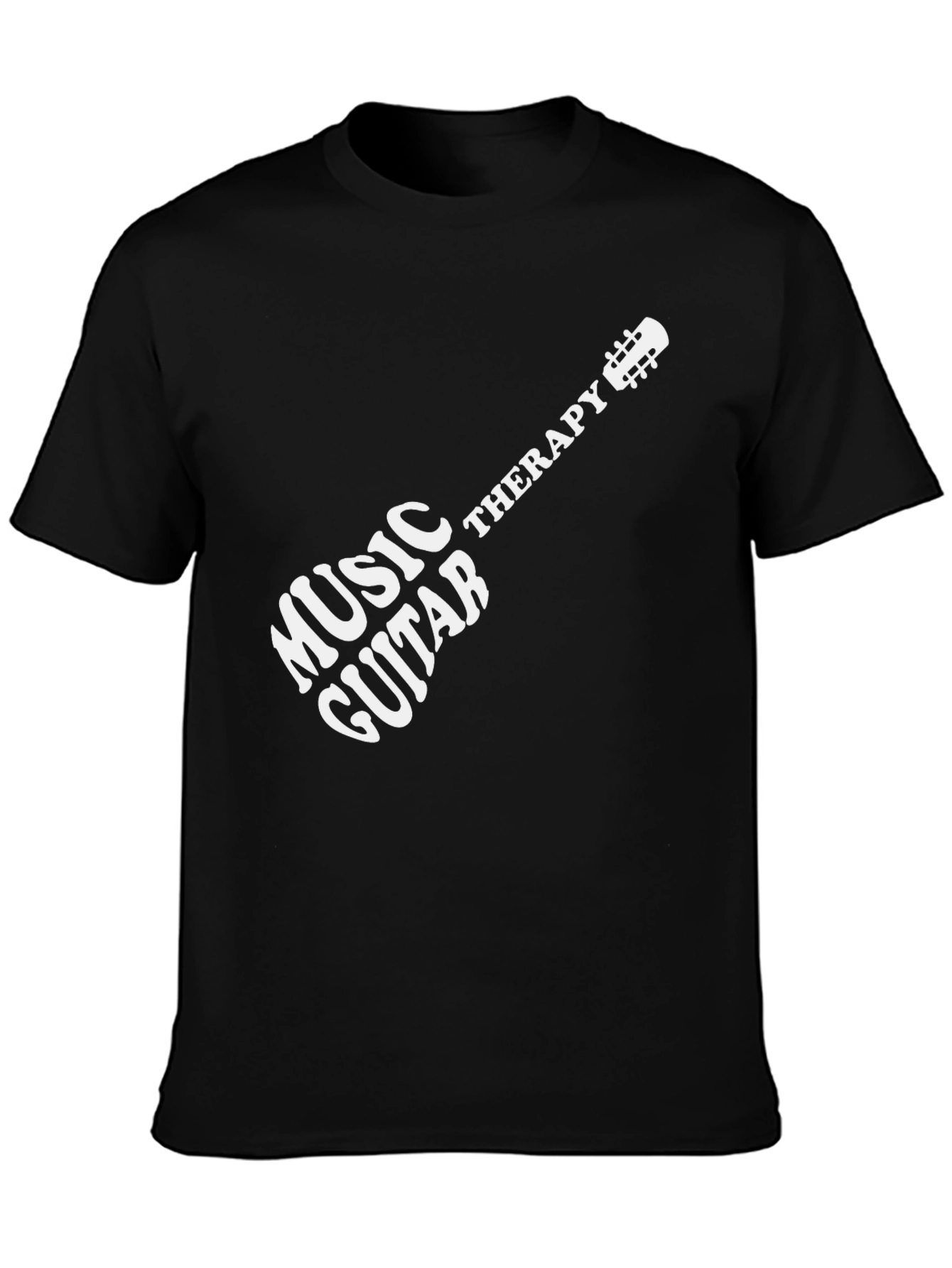 Music Guitar Therapy T-Shirt - Stylish Musician Tee