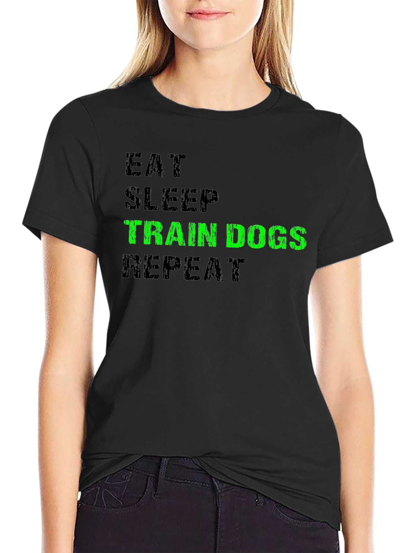 Eat Sleep Train Dogs Repeat T-Shirt
