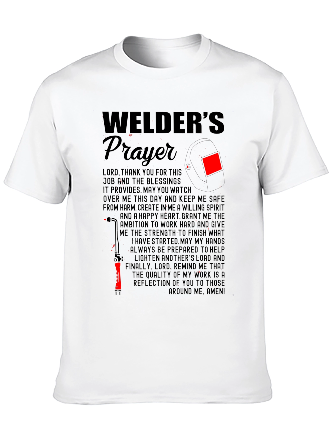 Welders Prayer Graphic T-Shirt