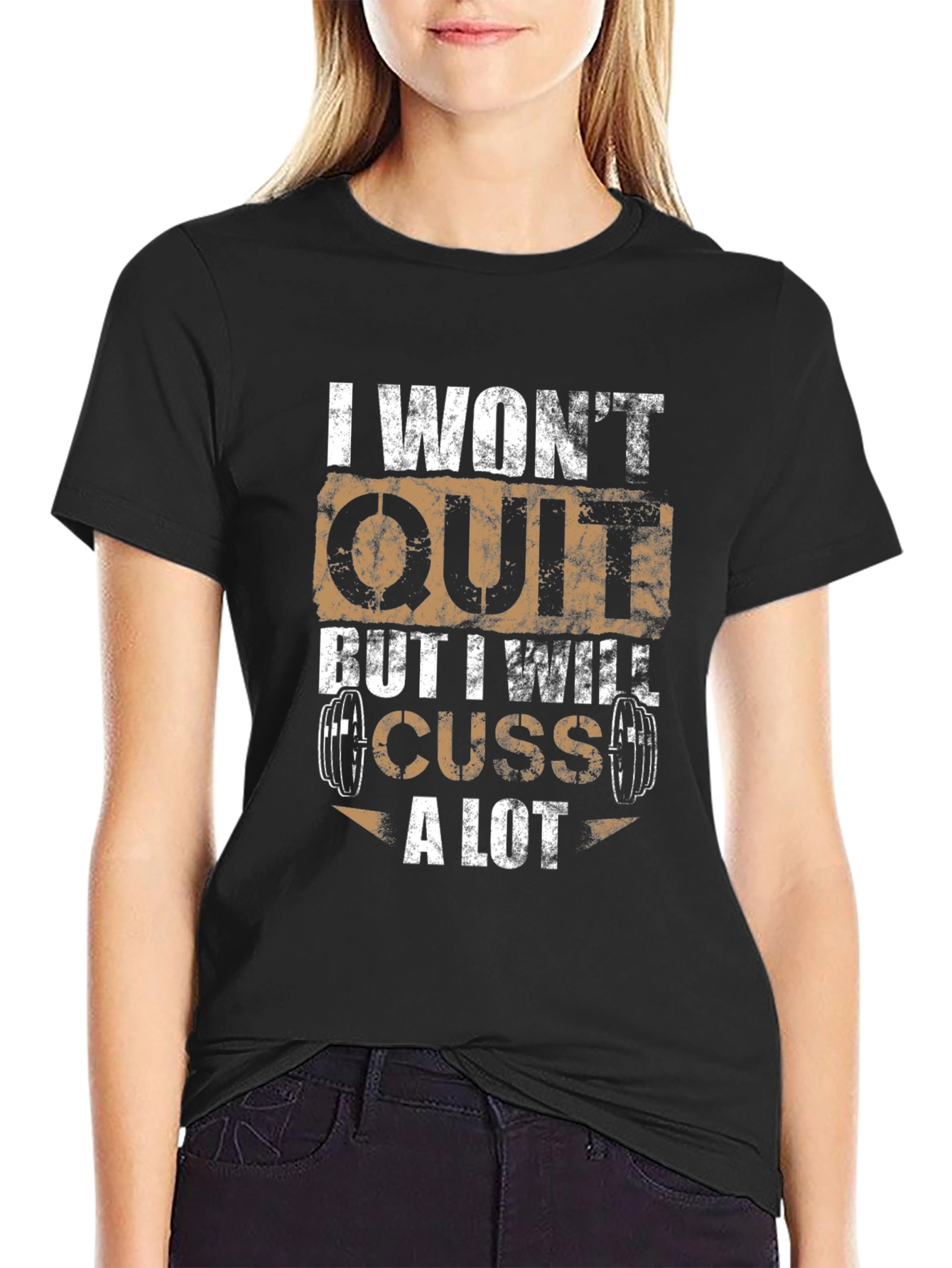 I Wont Quit Cuss A Lot Graphic Tee