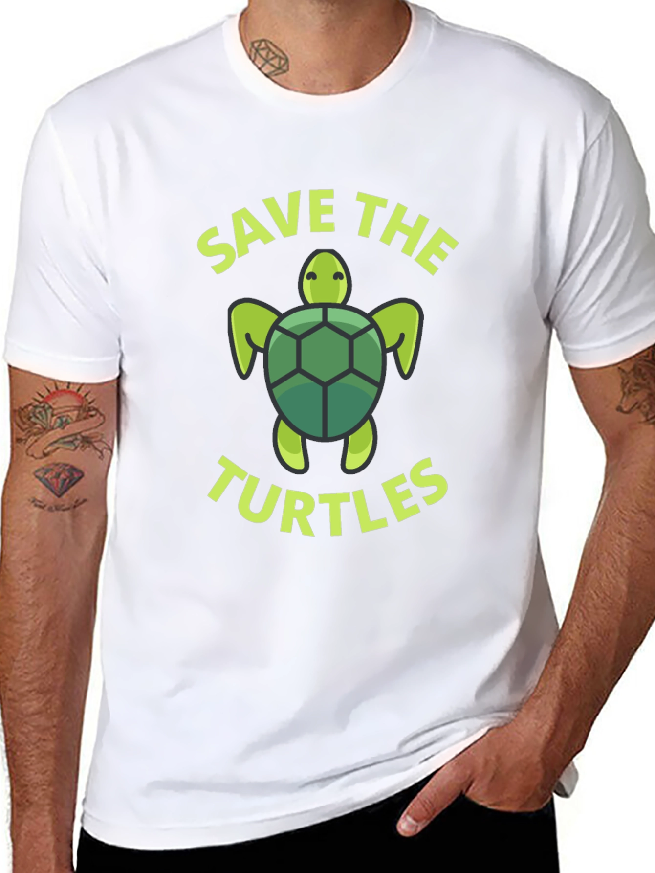 Save the Turtles Graphic Tee