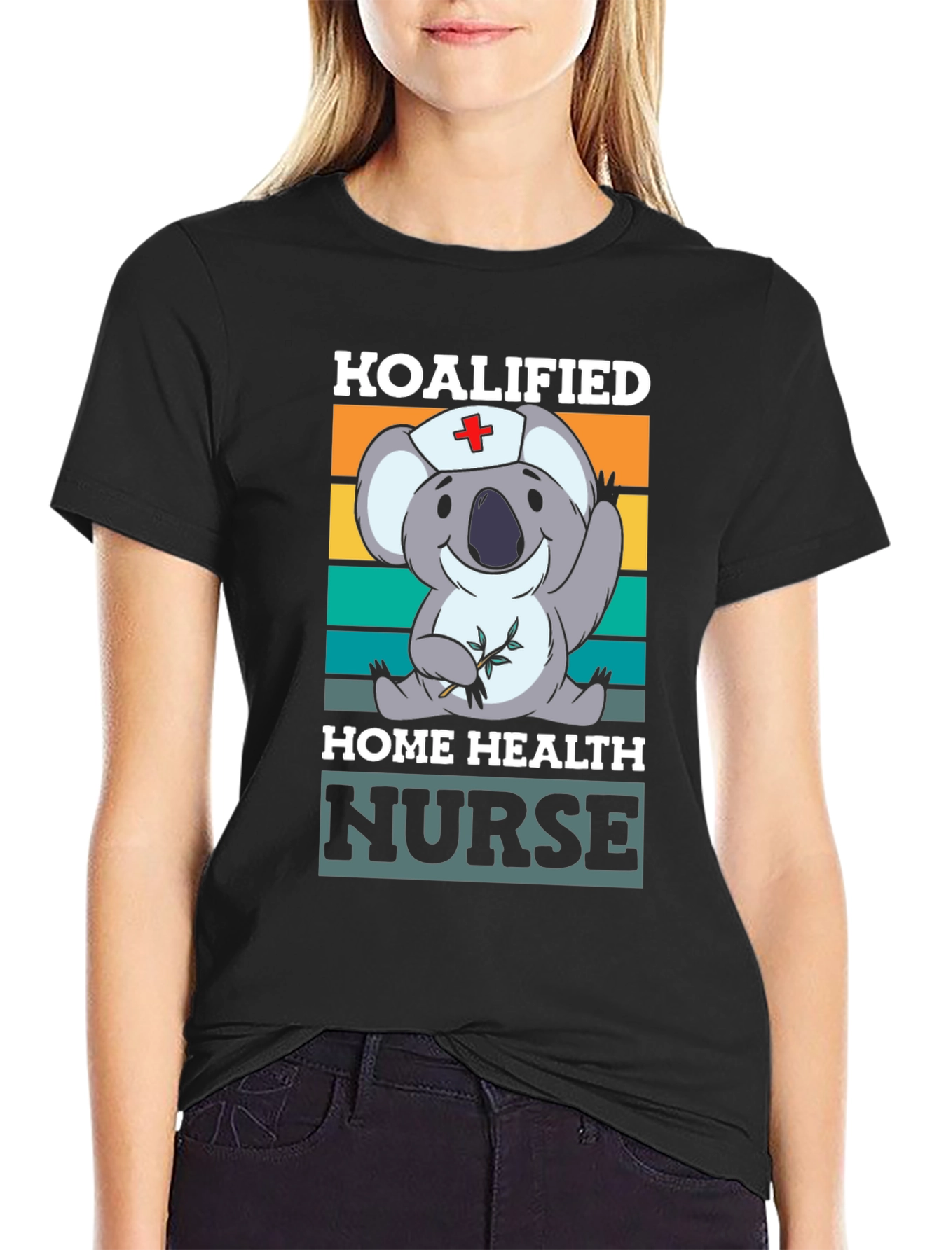 Koalified Home Health Nurse Graphic T-Shirt
