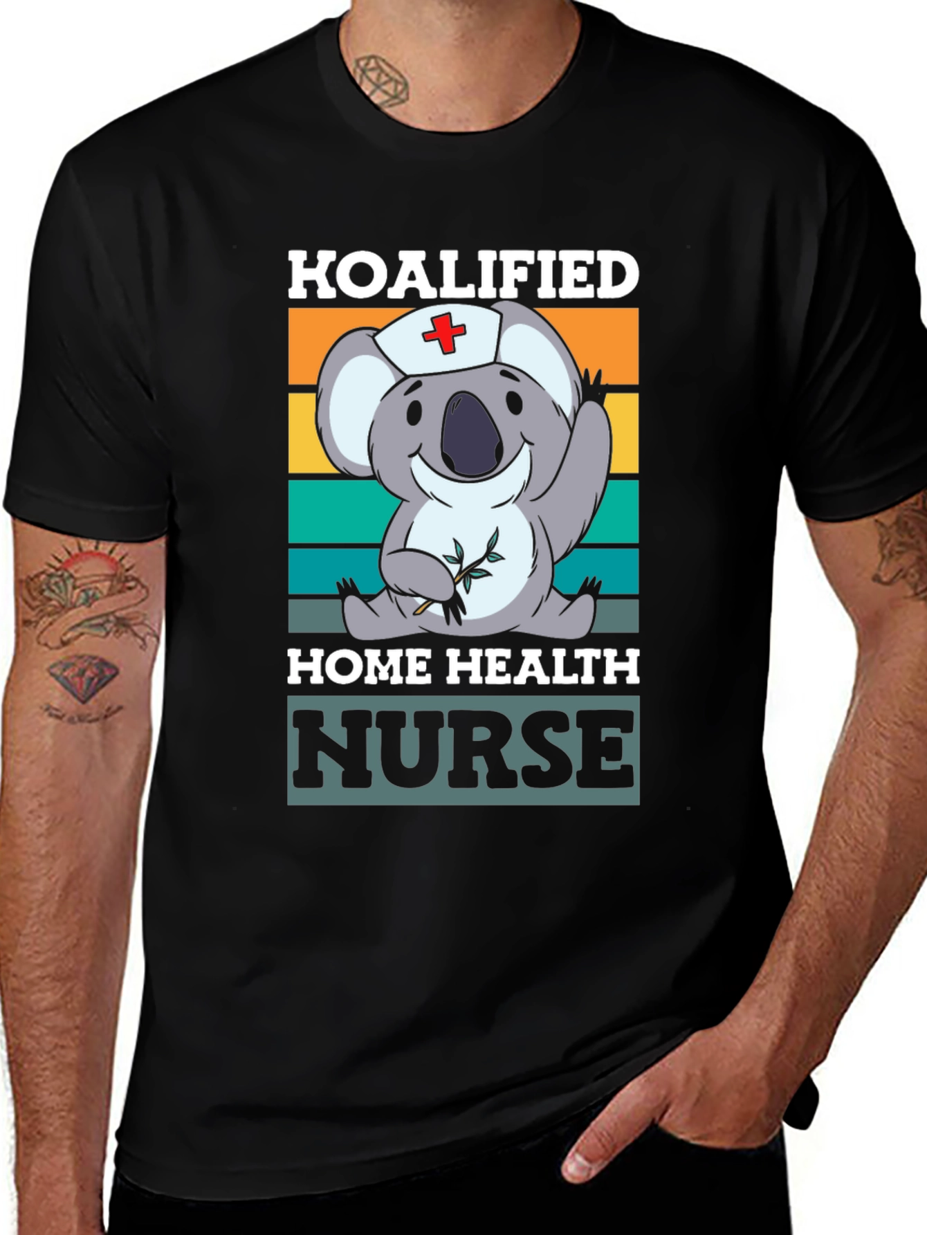 Koalified Home Health Nurse Graphic T-Shirt