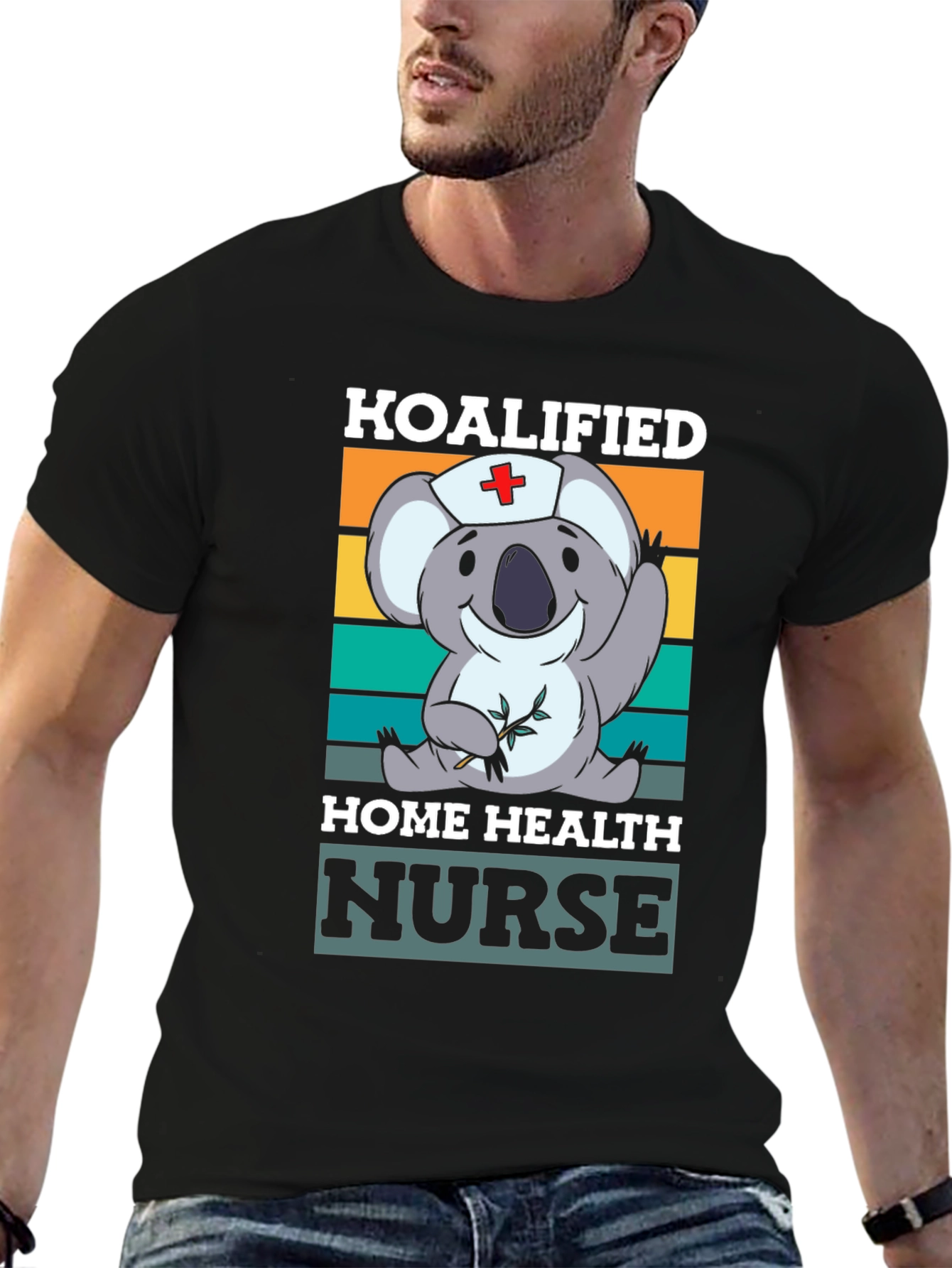 Koalified Home Health Nurse Graphic T-Shirt