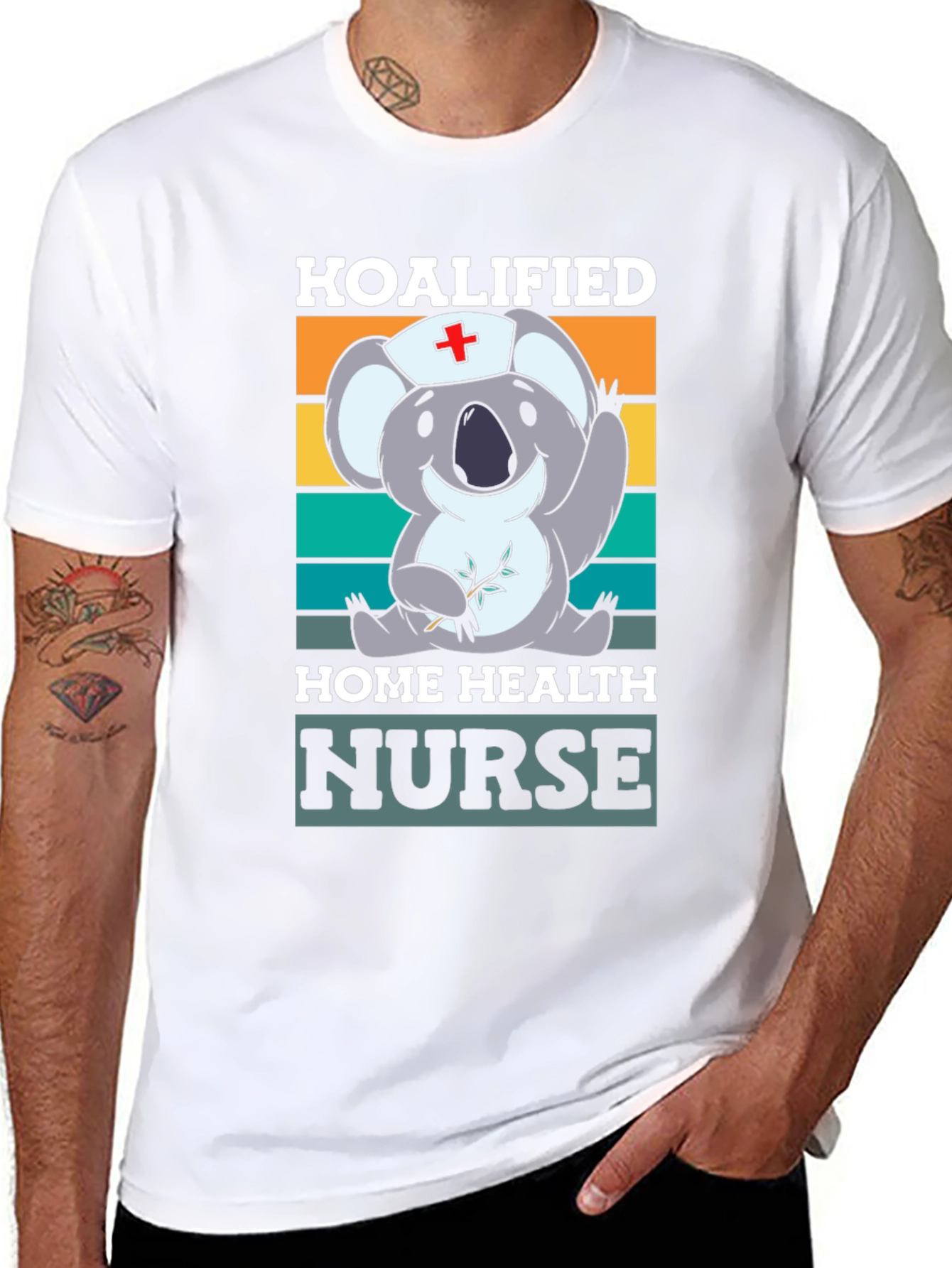 Koalified Home Health Nurse Graphic T-Shirt