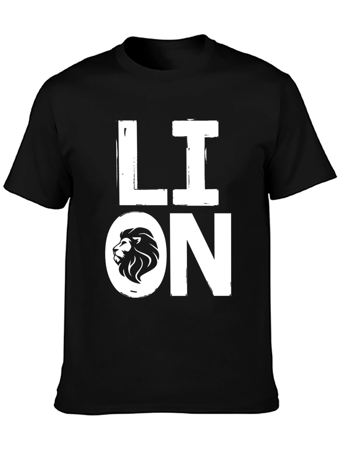 Lion Graphic Tee - Cool Animal Print T-Shirt