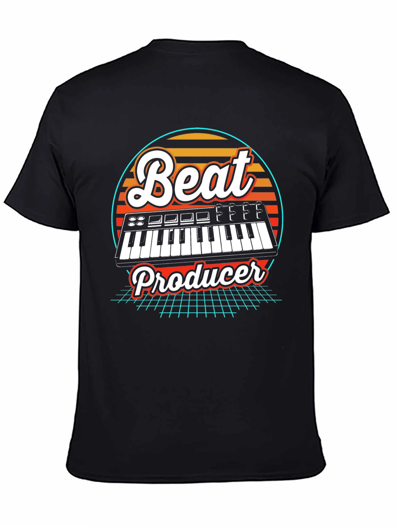 Retro Beat Producer T-Shirt - Music Lover Tee