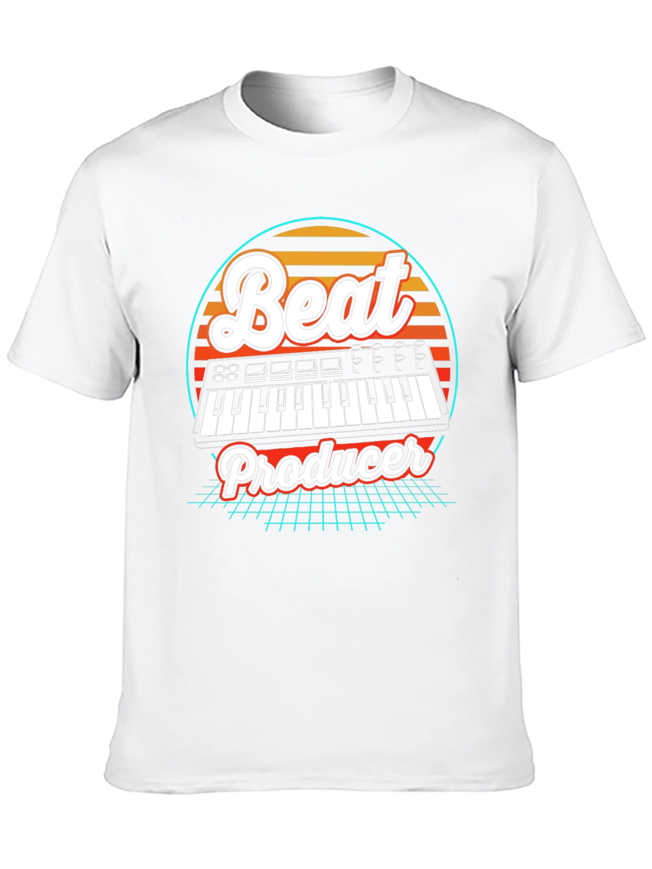 Retro Beat Producer T-Shirt - Music Lover Tee