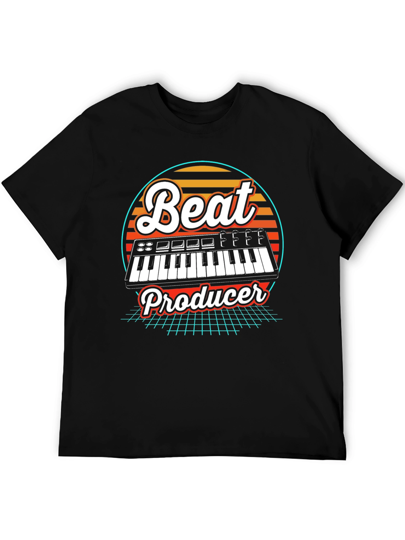 Retro Beat Producer T-Shirt - Music Lover Tee