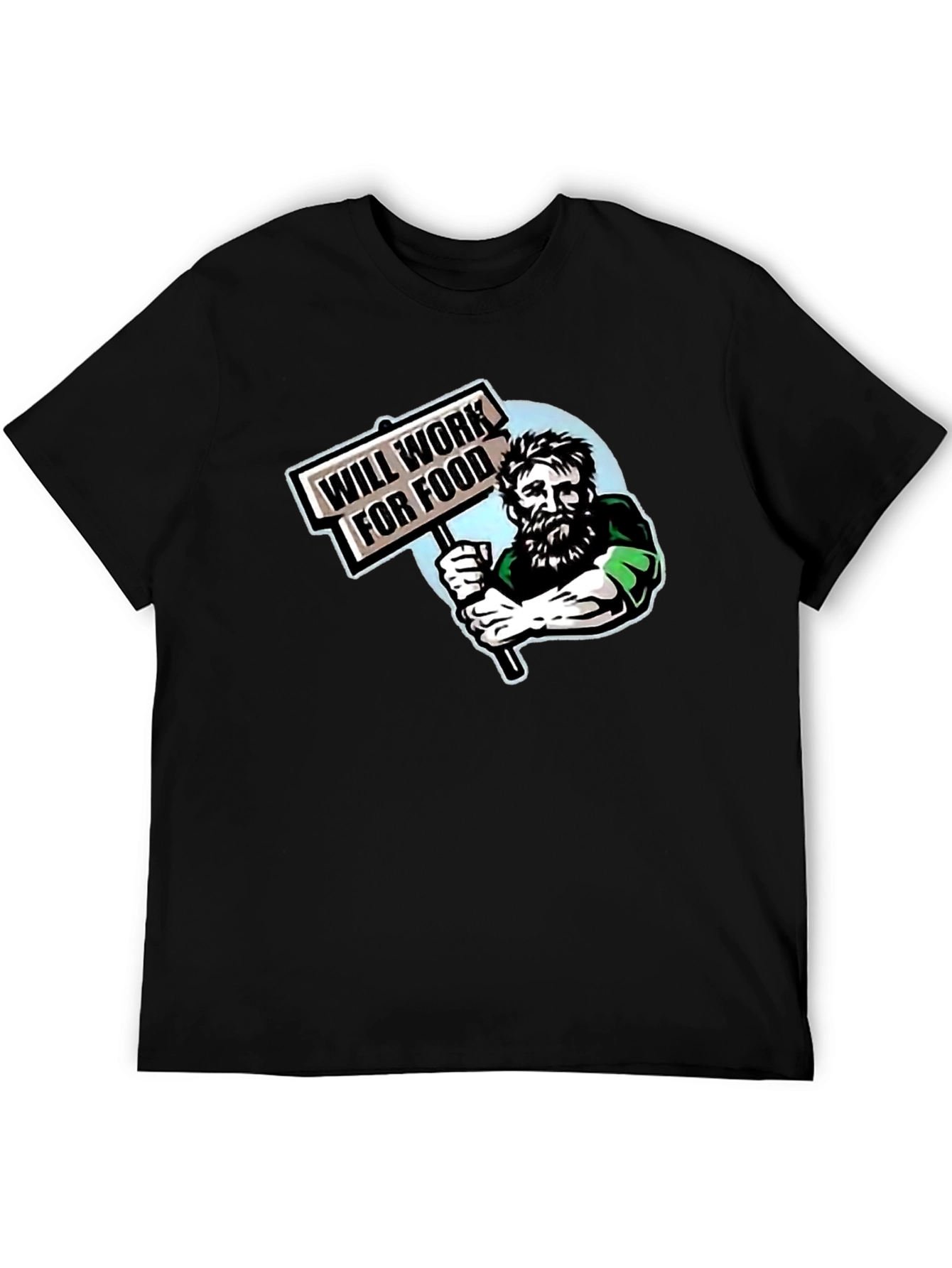 Will Work For Food Graphic T-Shirt