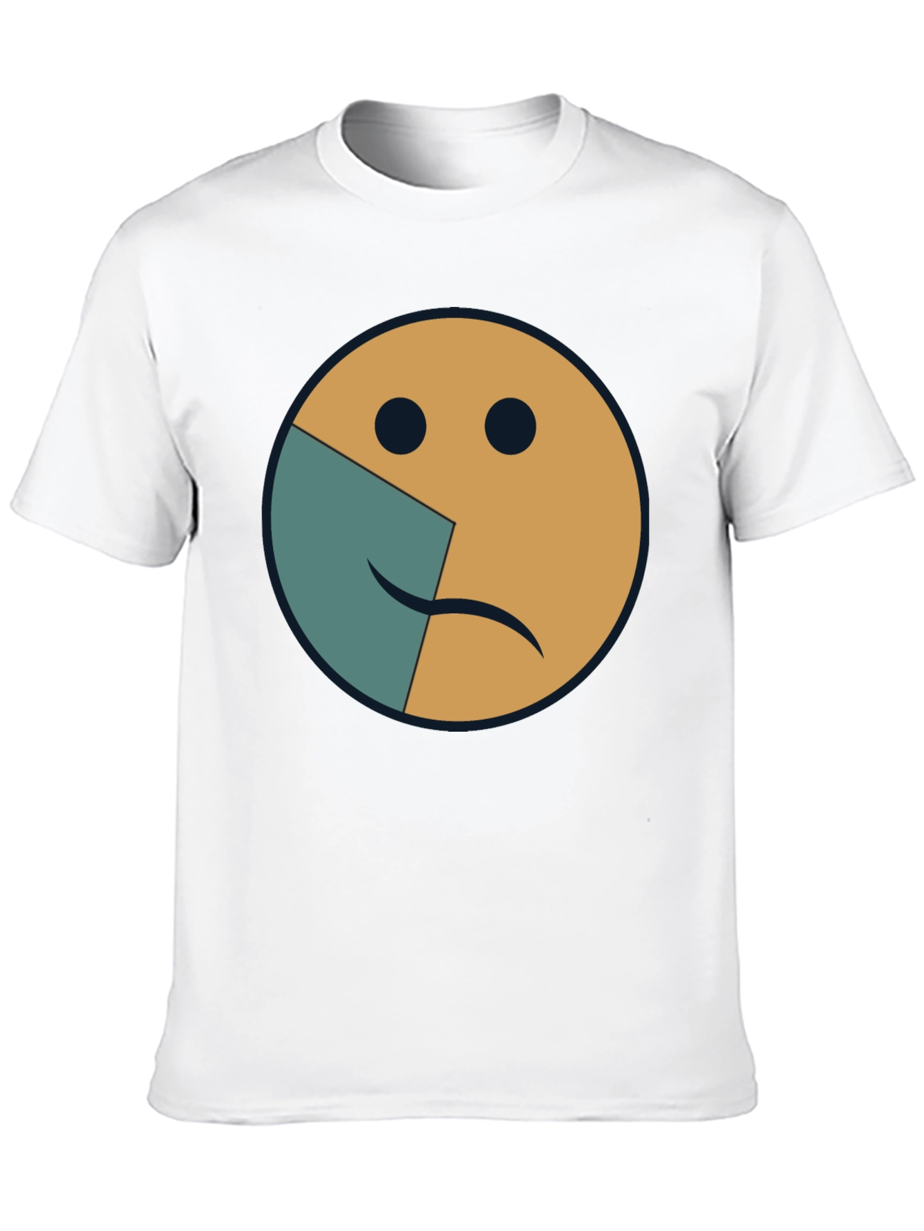 Two-Faced Emoji Graphic Tee - Express Yourself!