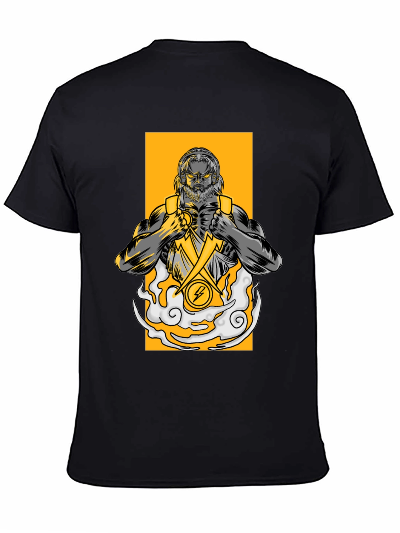 Zeus Graphic T-Shirt - Lightning Bolt Design