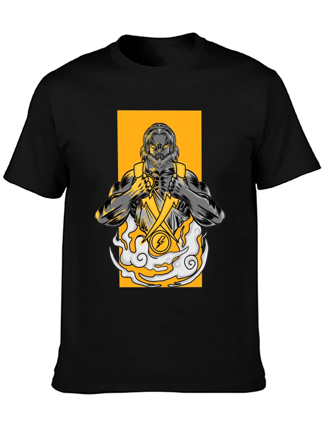 Zeus Graphic T-Shirt - Lightning Bolt Design