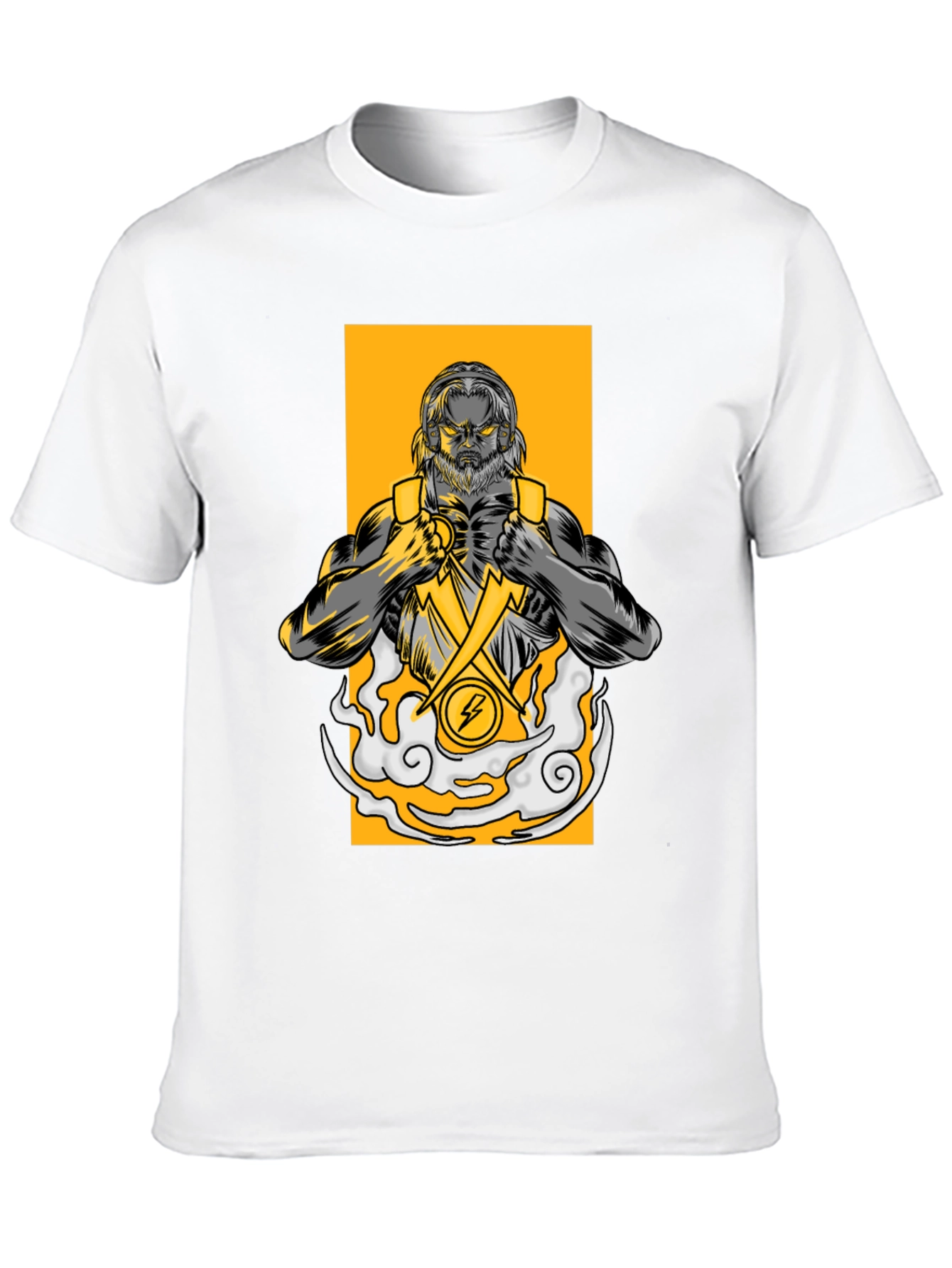 Zeus Graphic T-Shirt - Lightning Bolt Design