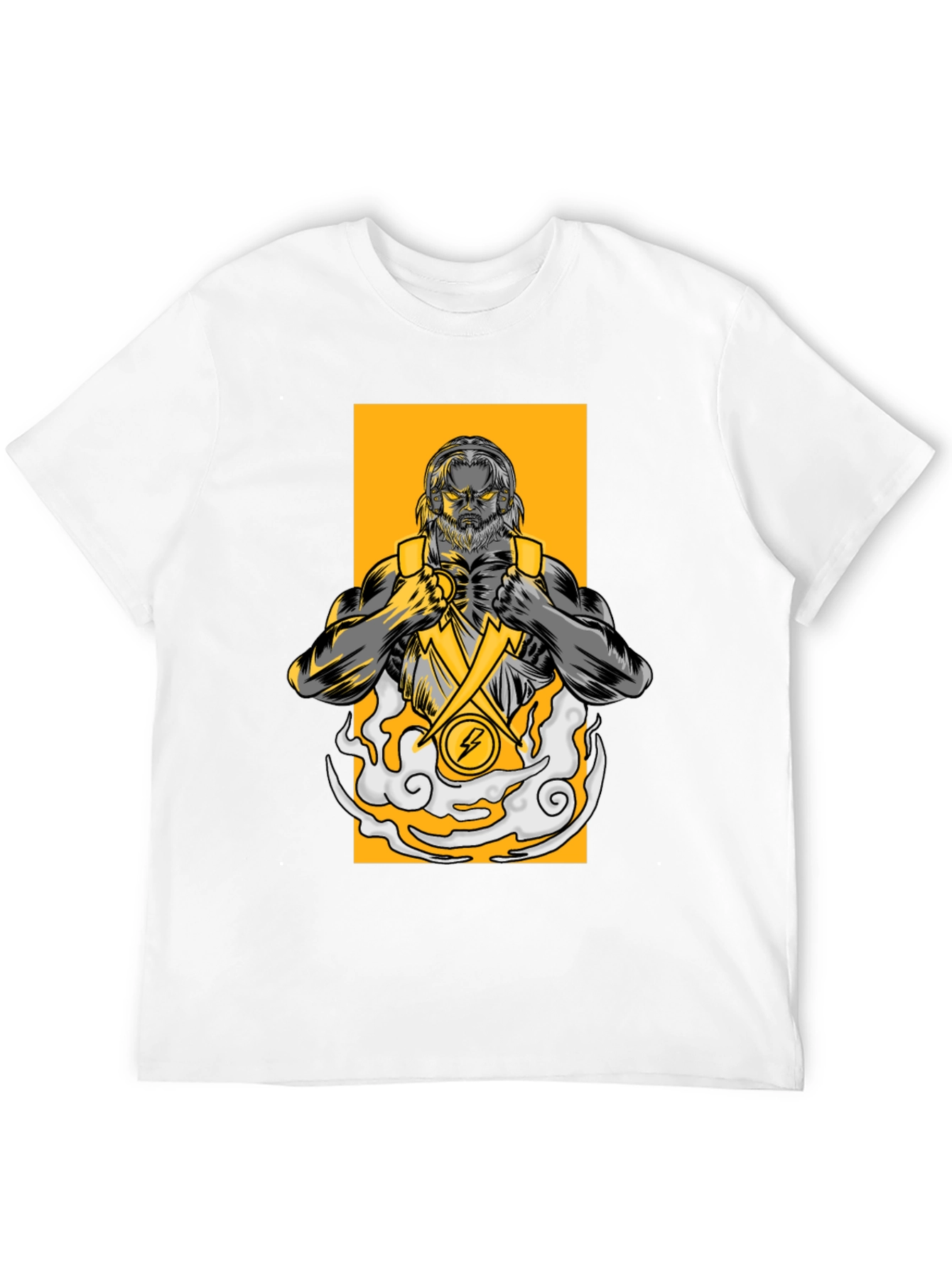 Zeus Graphic T-Shirt - Lightning Bolt Design