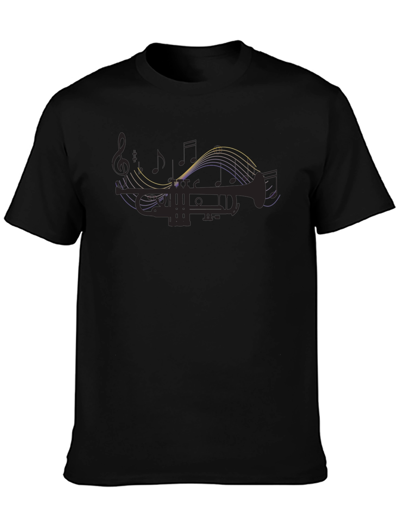 Musical Trumpet T-Shirt - Black