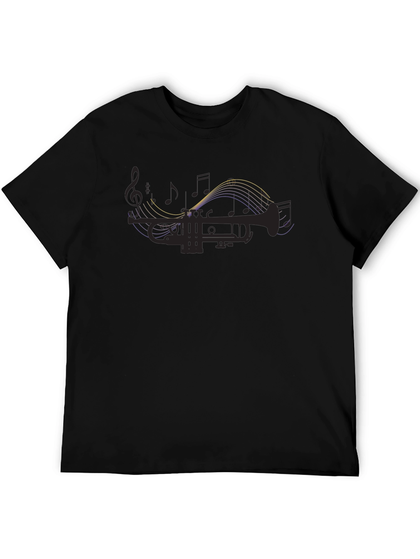 Musical Trumpet T-Shirt - Black