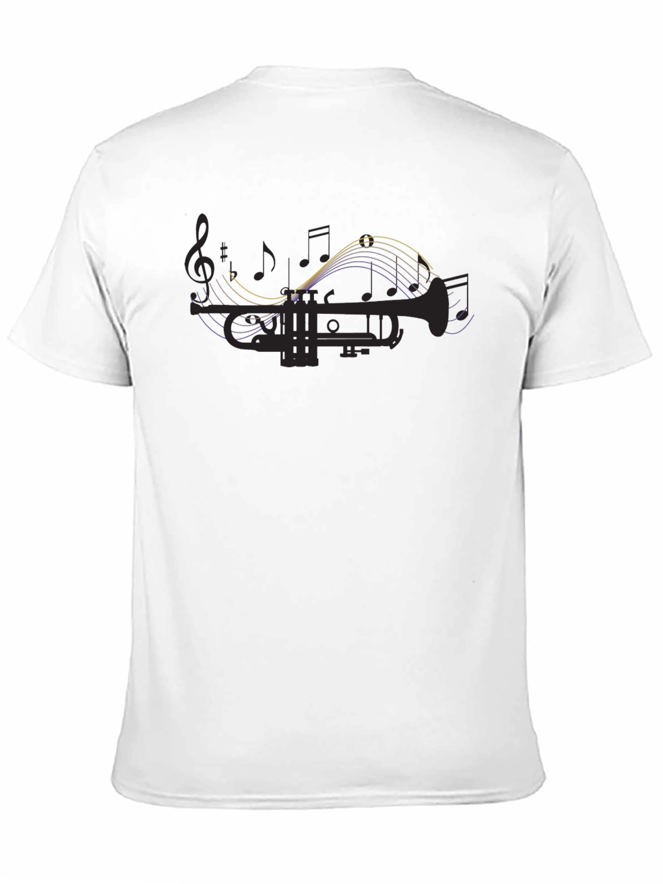 Musical Trumpet T-Shirt - Black
