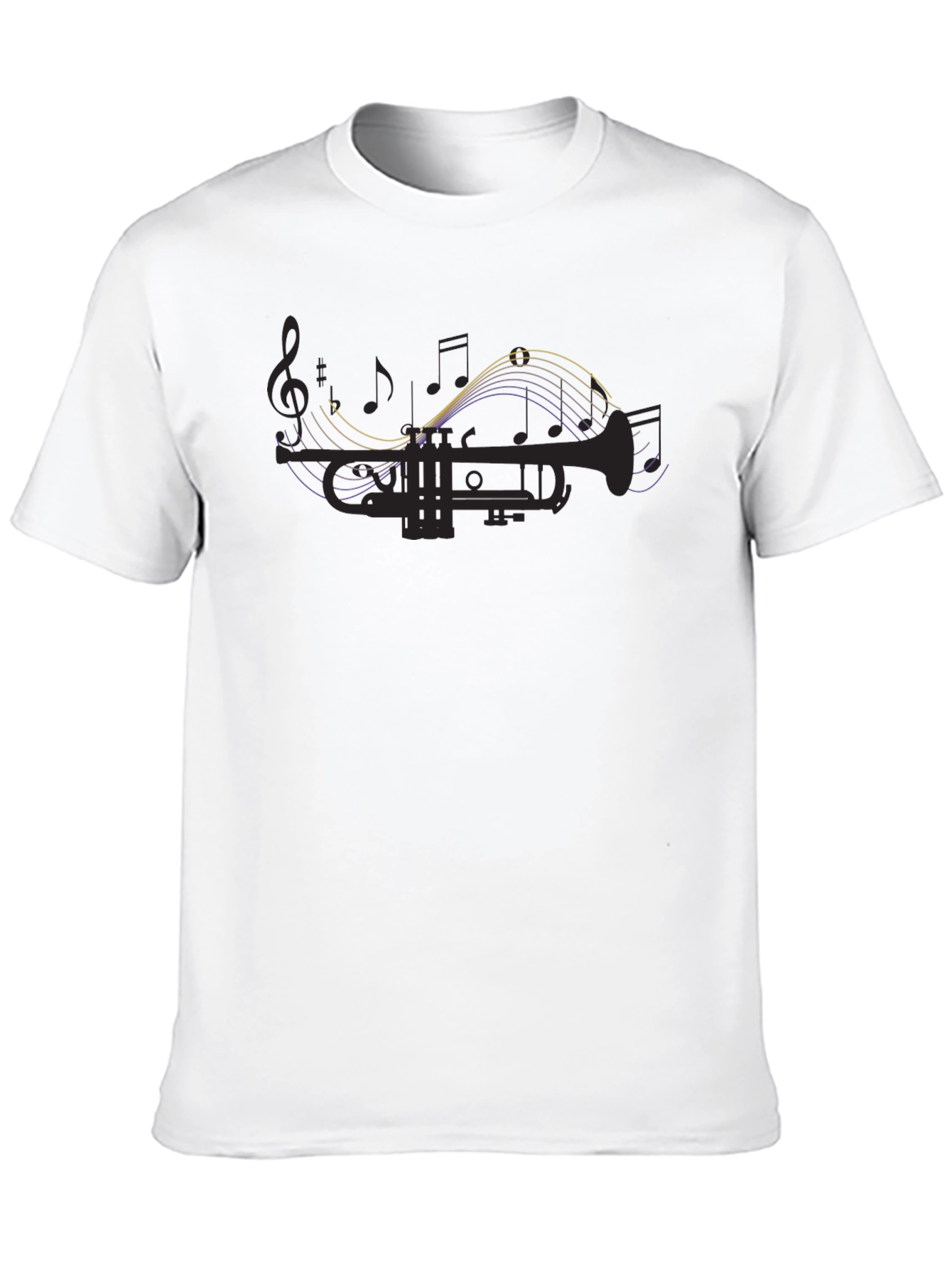 Musical Trumpet T-Shirt - Black