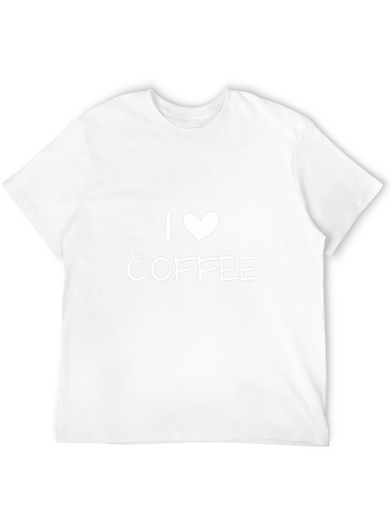 I Love Coffee T-Shirt - Black Casual Tee