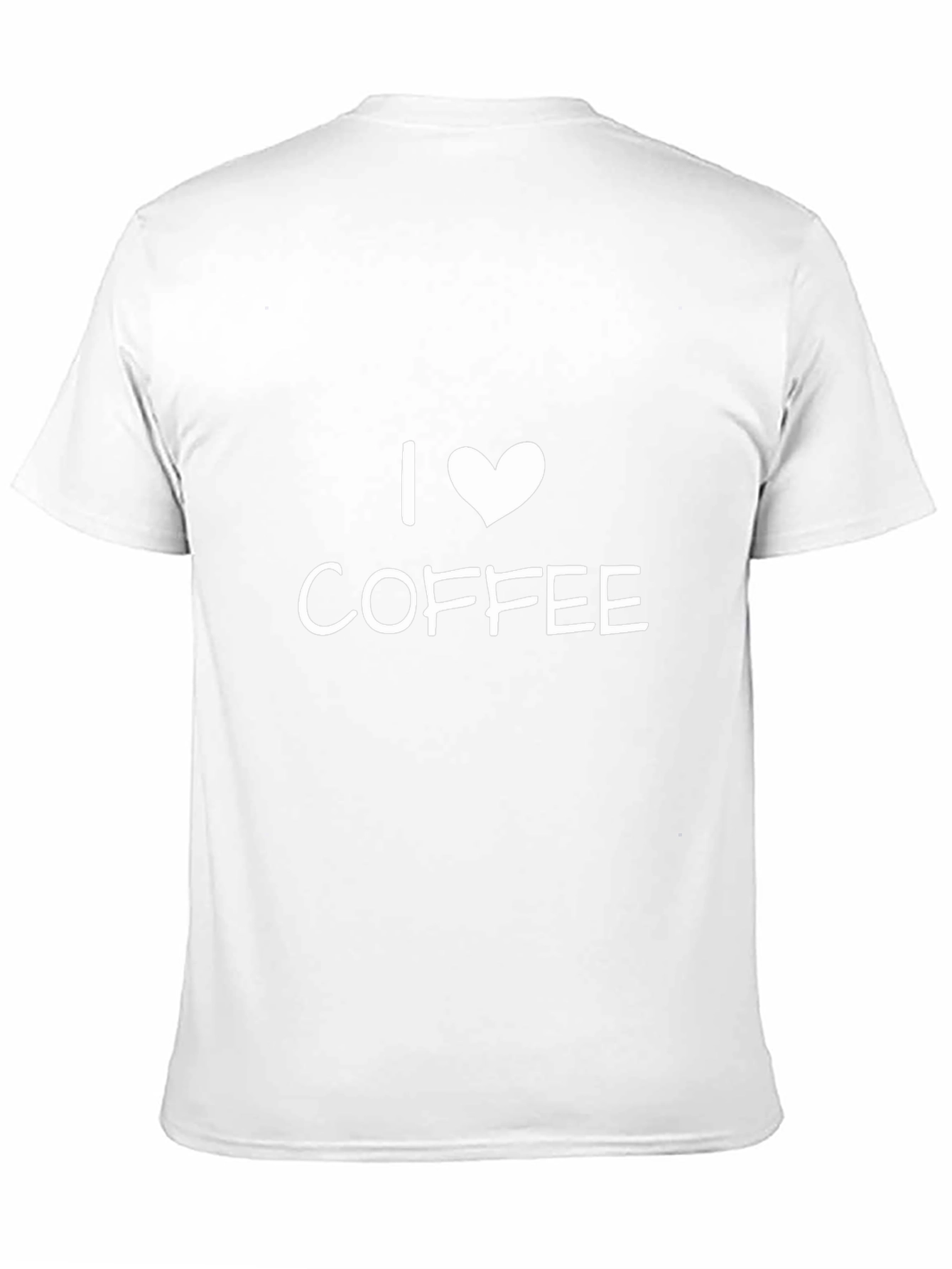 I Love Coffee T-Shirt - Black Casual Tee