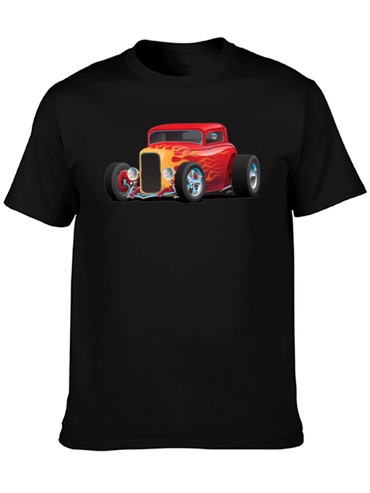 Hot Rod Graphic Tee - Classic Car Shirt