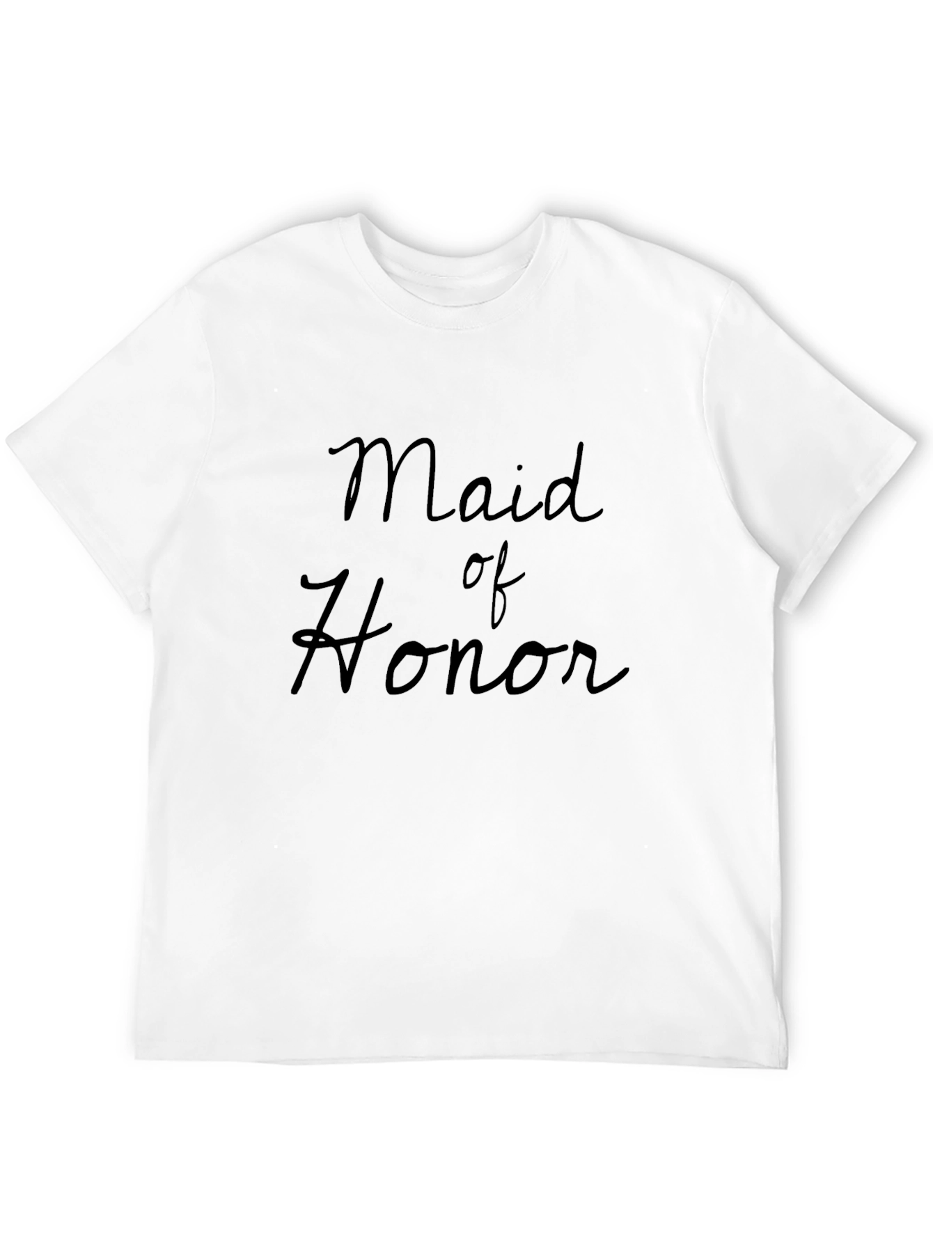 Maid of Honor T-Shirt Wedding Party Tee