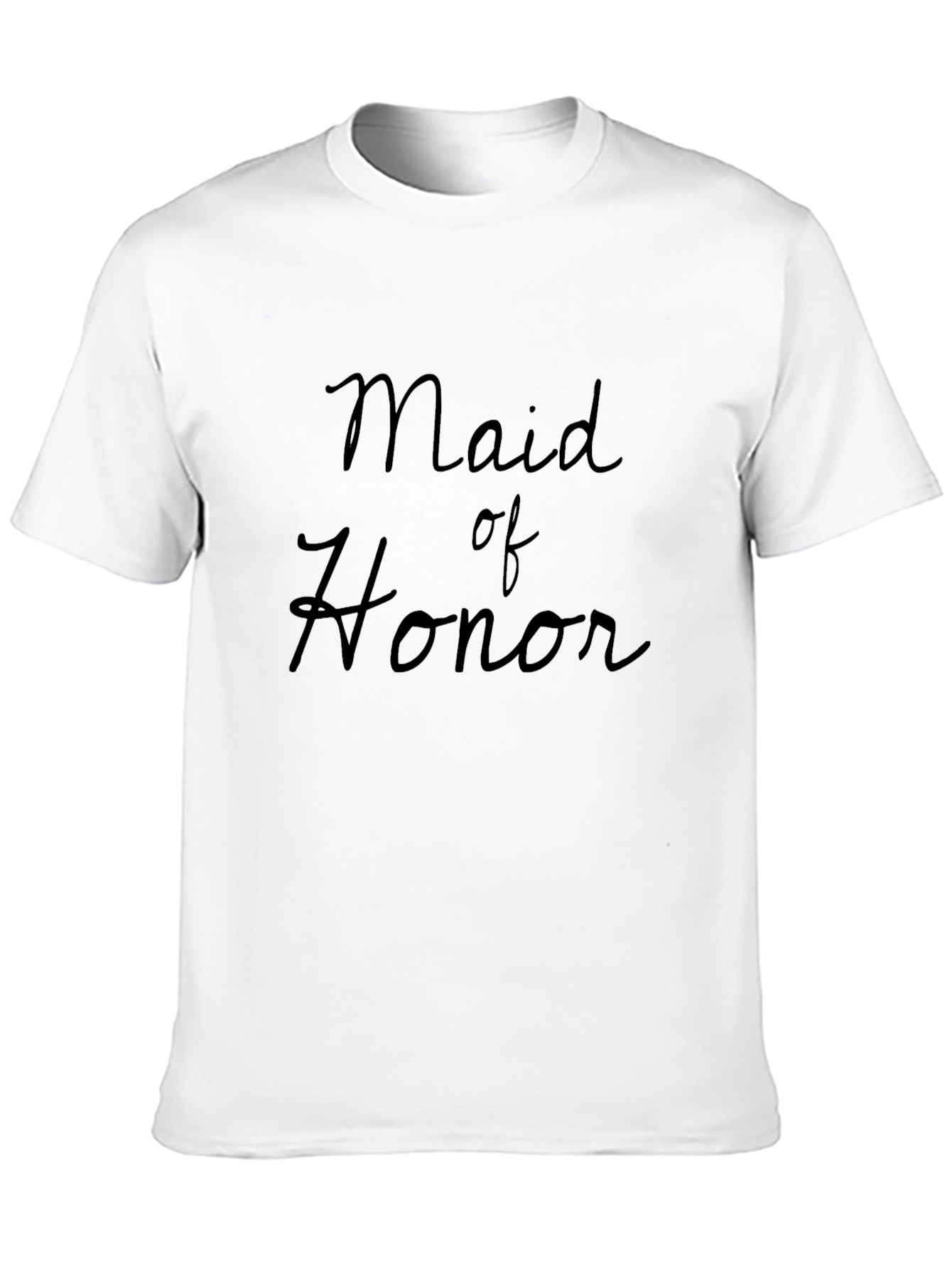 Maid of Honor T-Shirt Wedding Party Tee