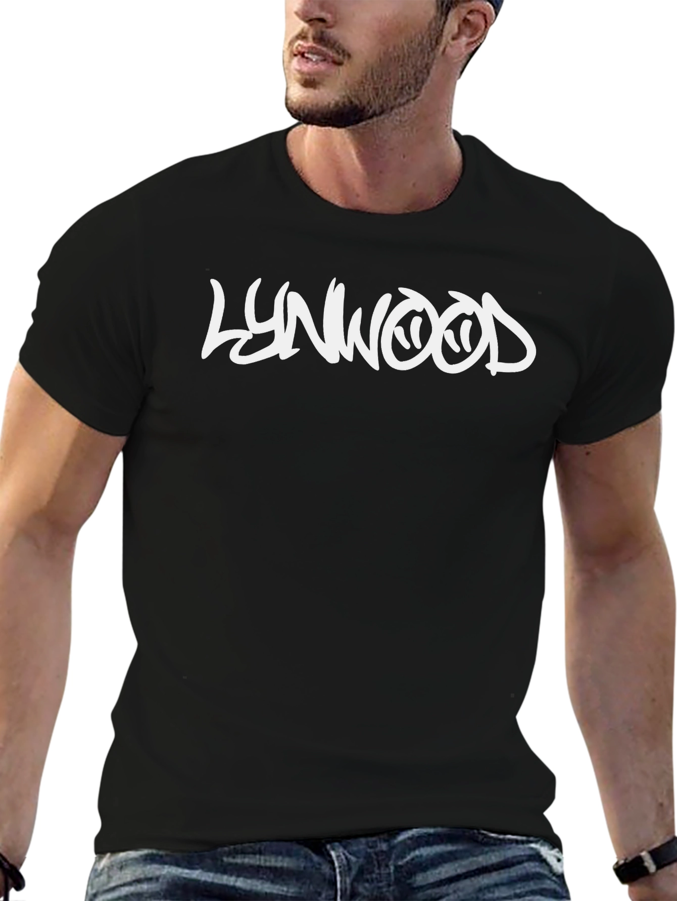 Lynwood Black Graphic Tee