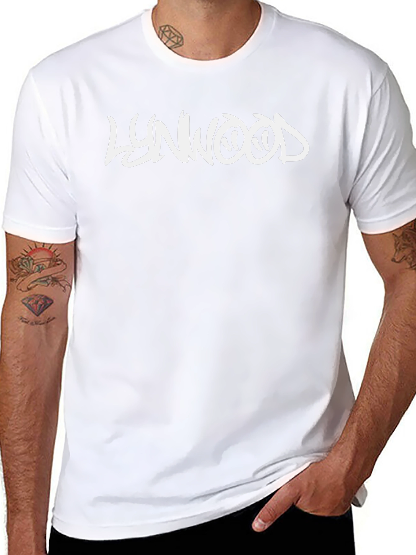 Lynwood Black Graphic Tee