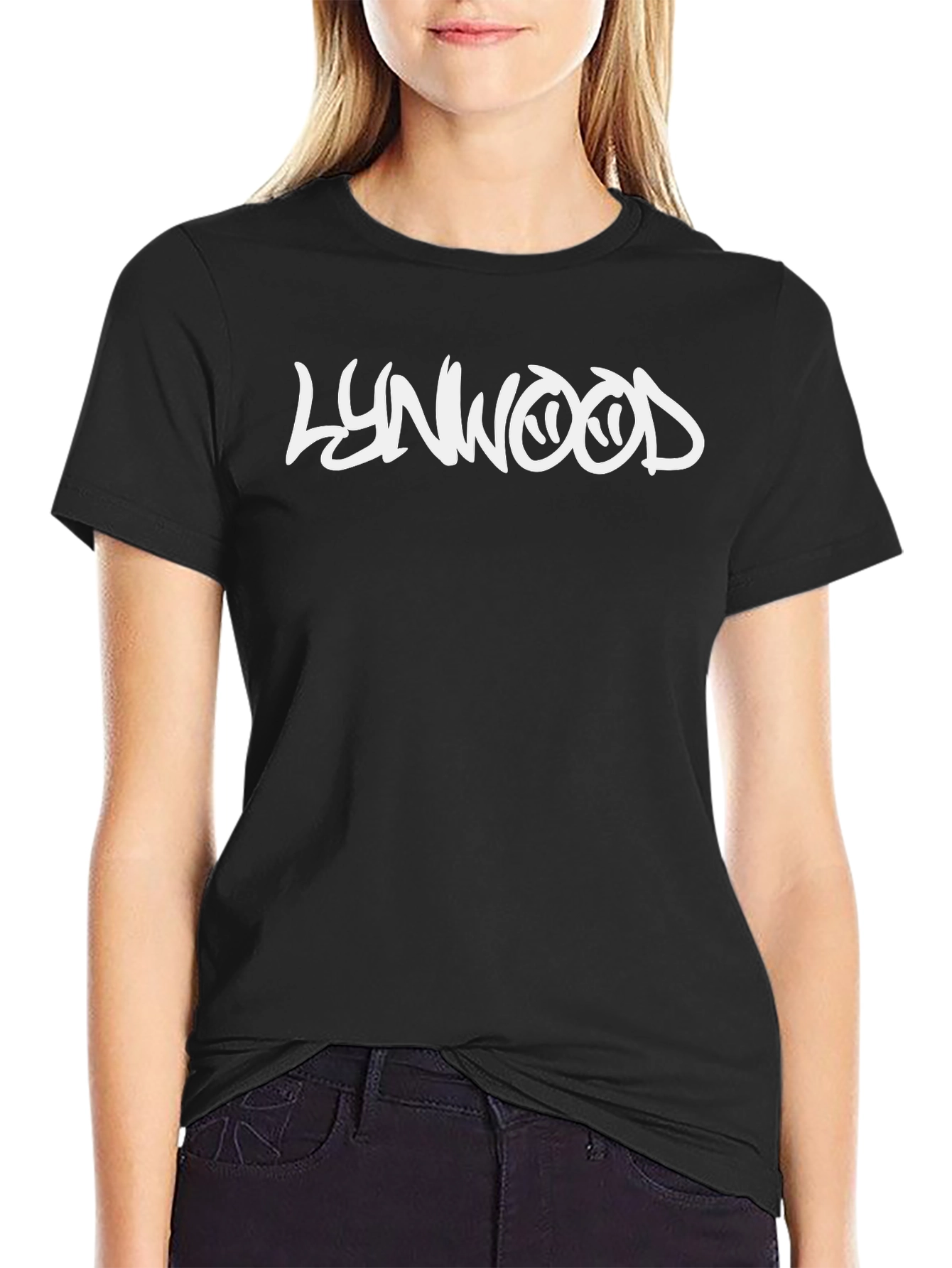 Lynwood Black Graphic Tee