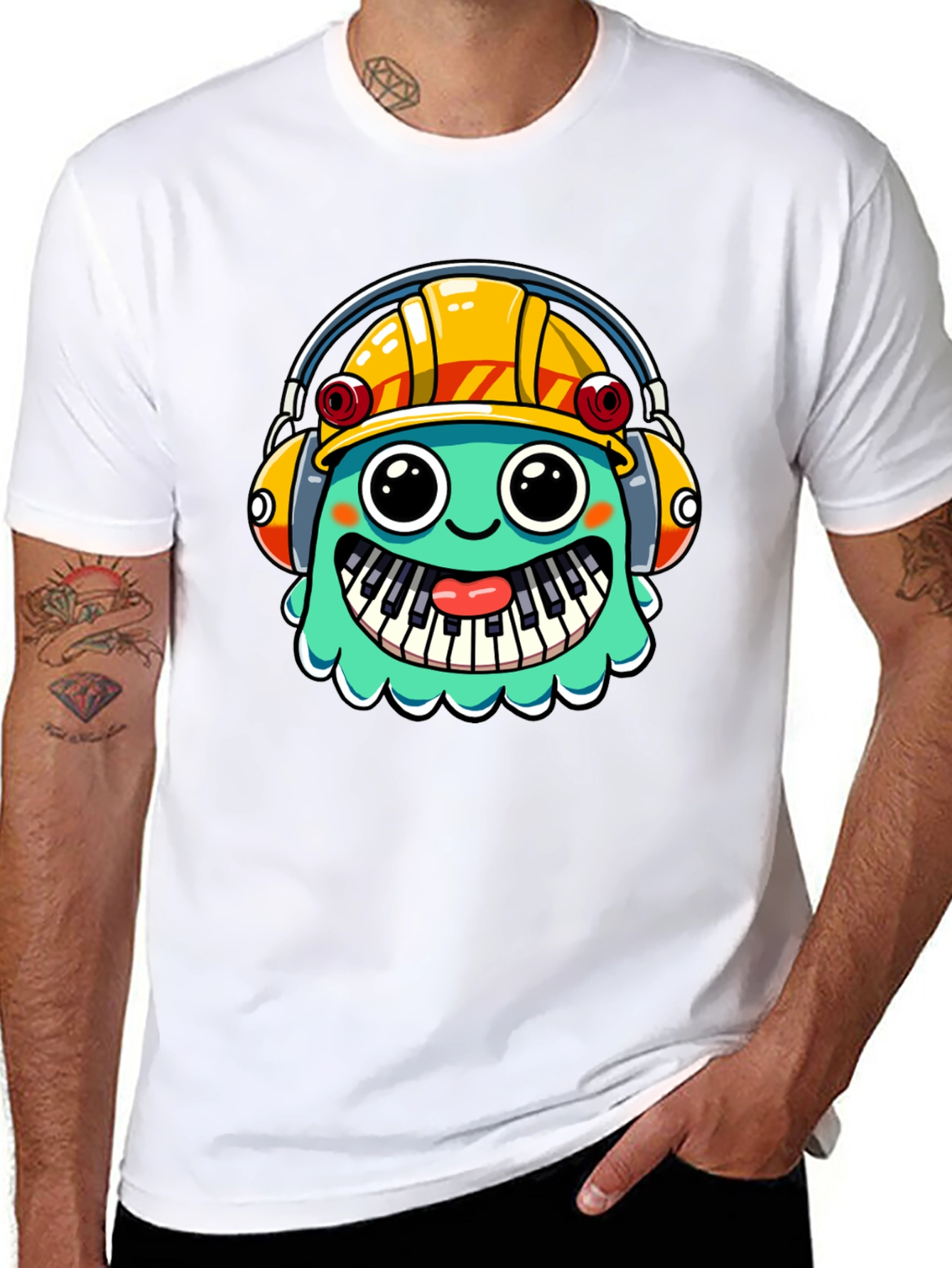 Cartoon Monster Graphic Tee