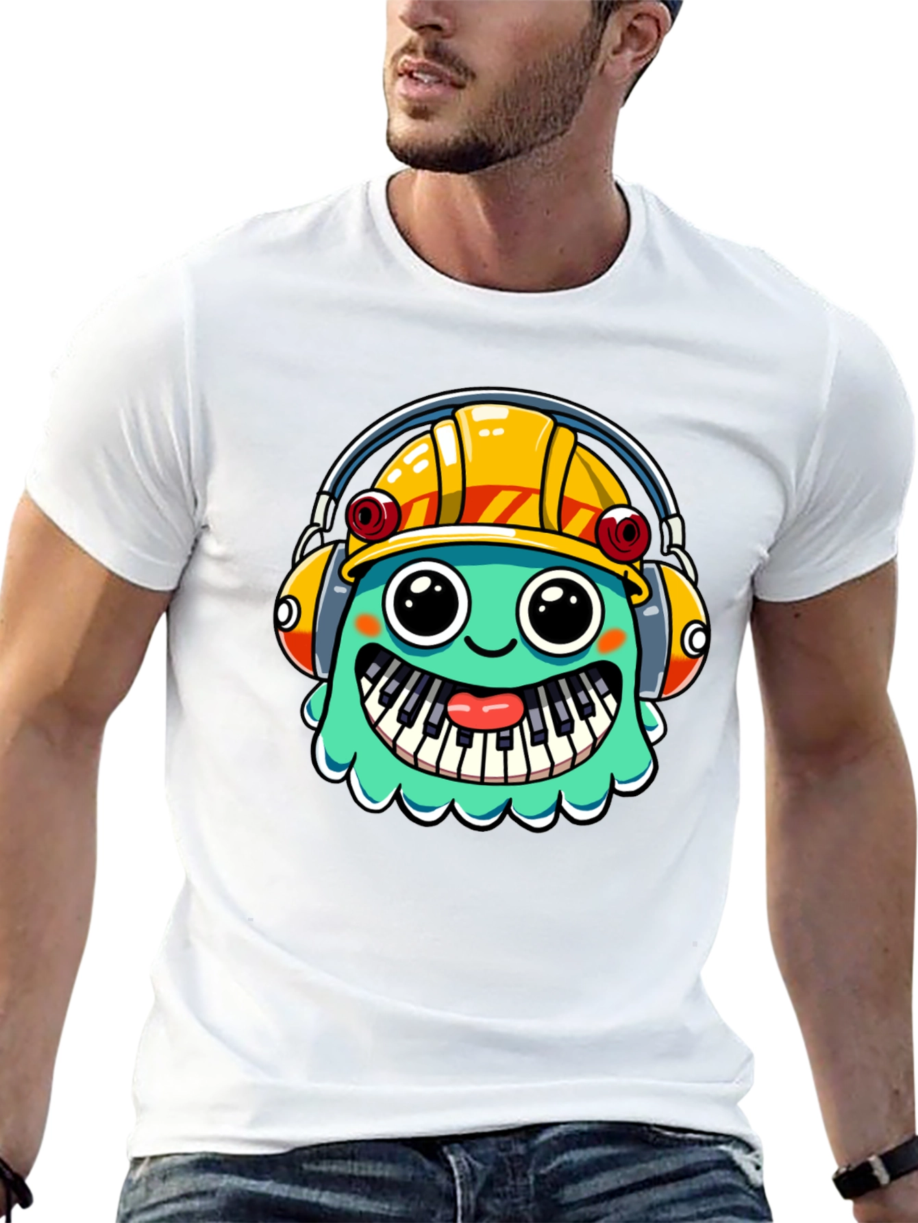 Cartoon Monster Graphic Tee