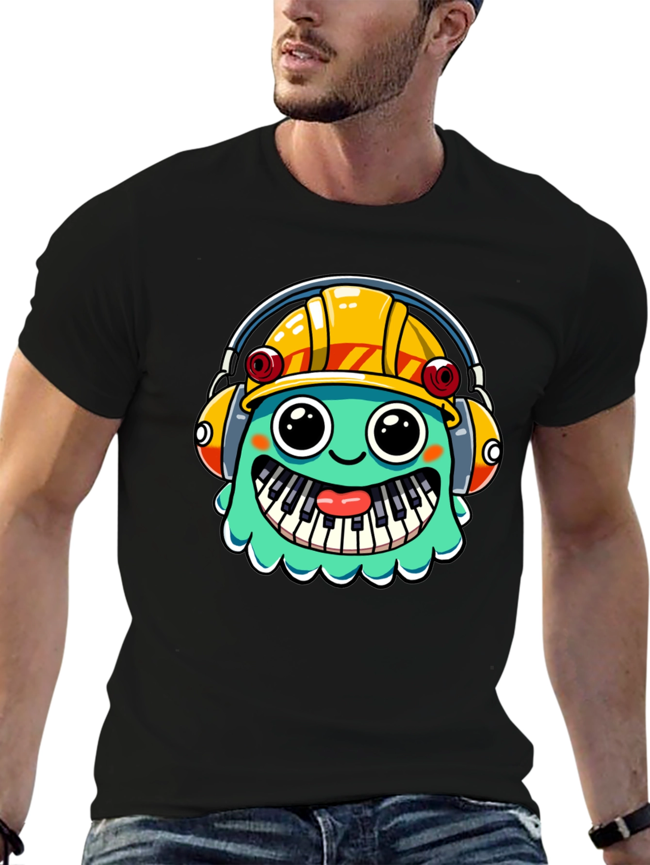 Cartoon Monster Graphic Tee