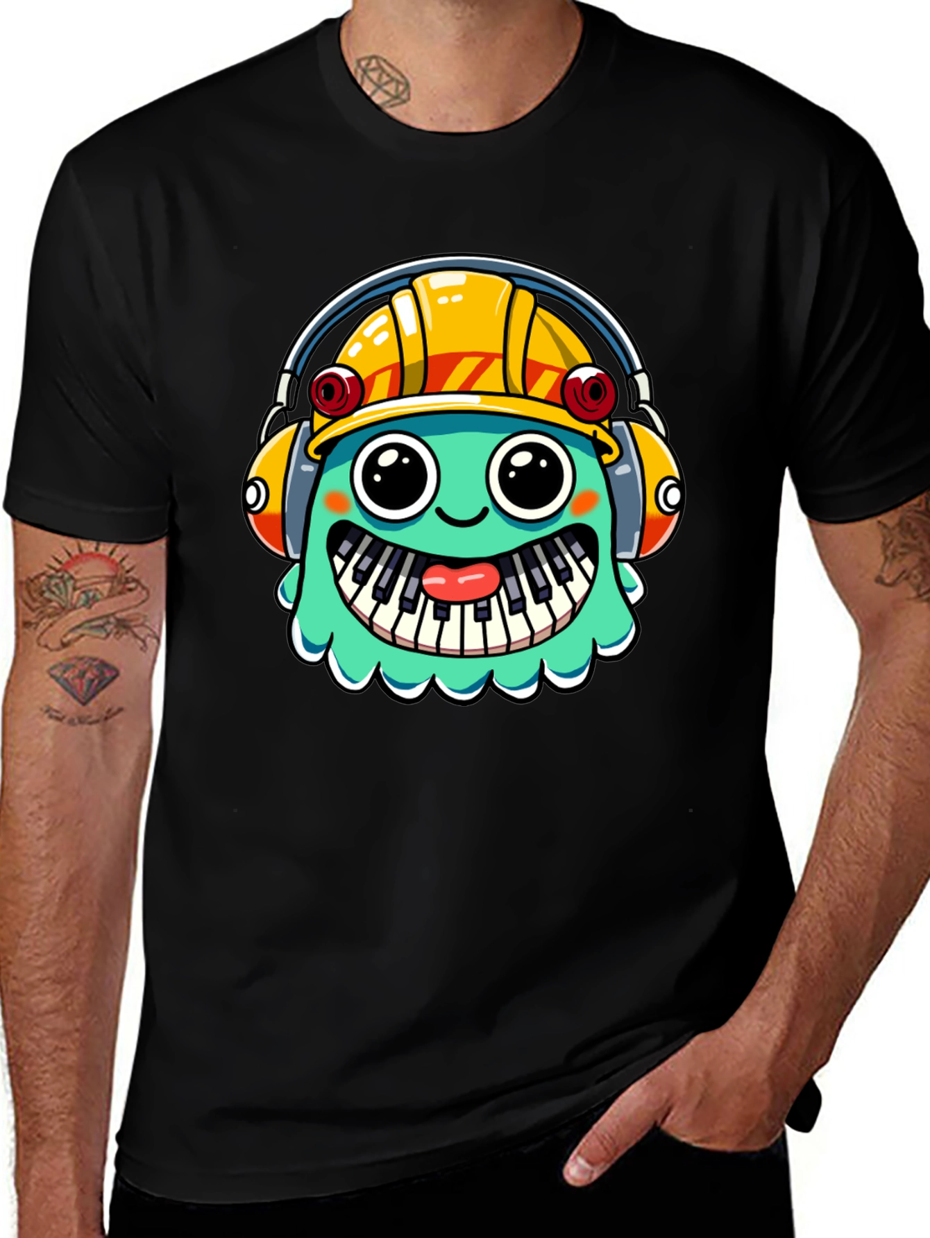 Cartoon Monster Graphic Tee
