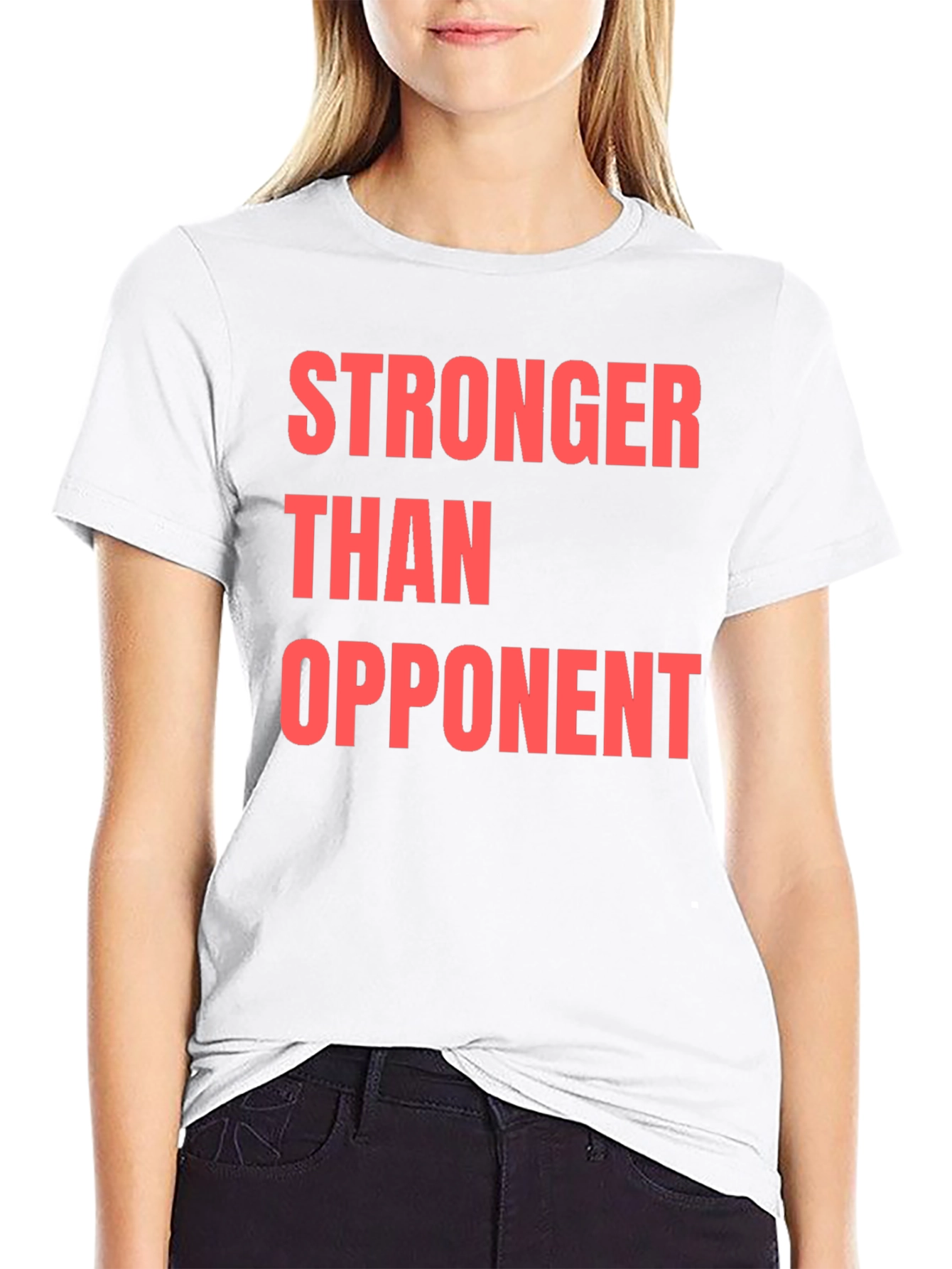 Stronger Than Opponent Graphic T-Shirt