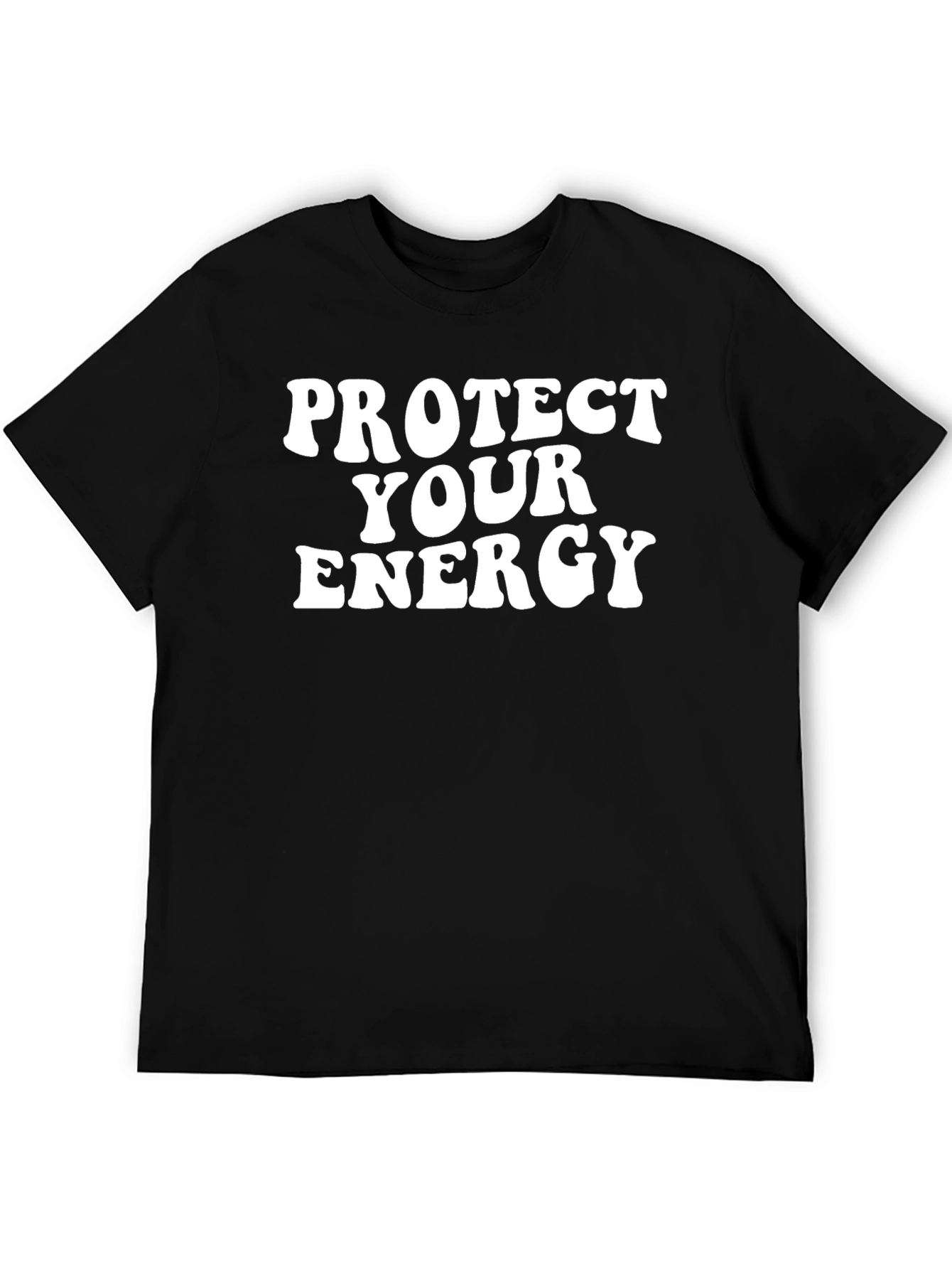Protect Your Energy Black Graphic Tee