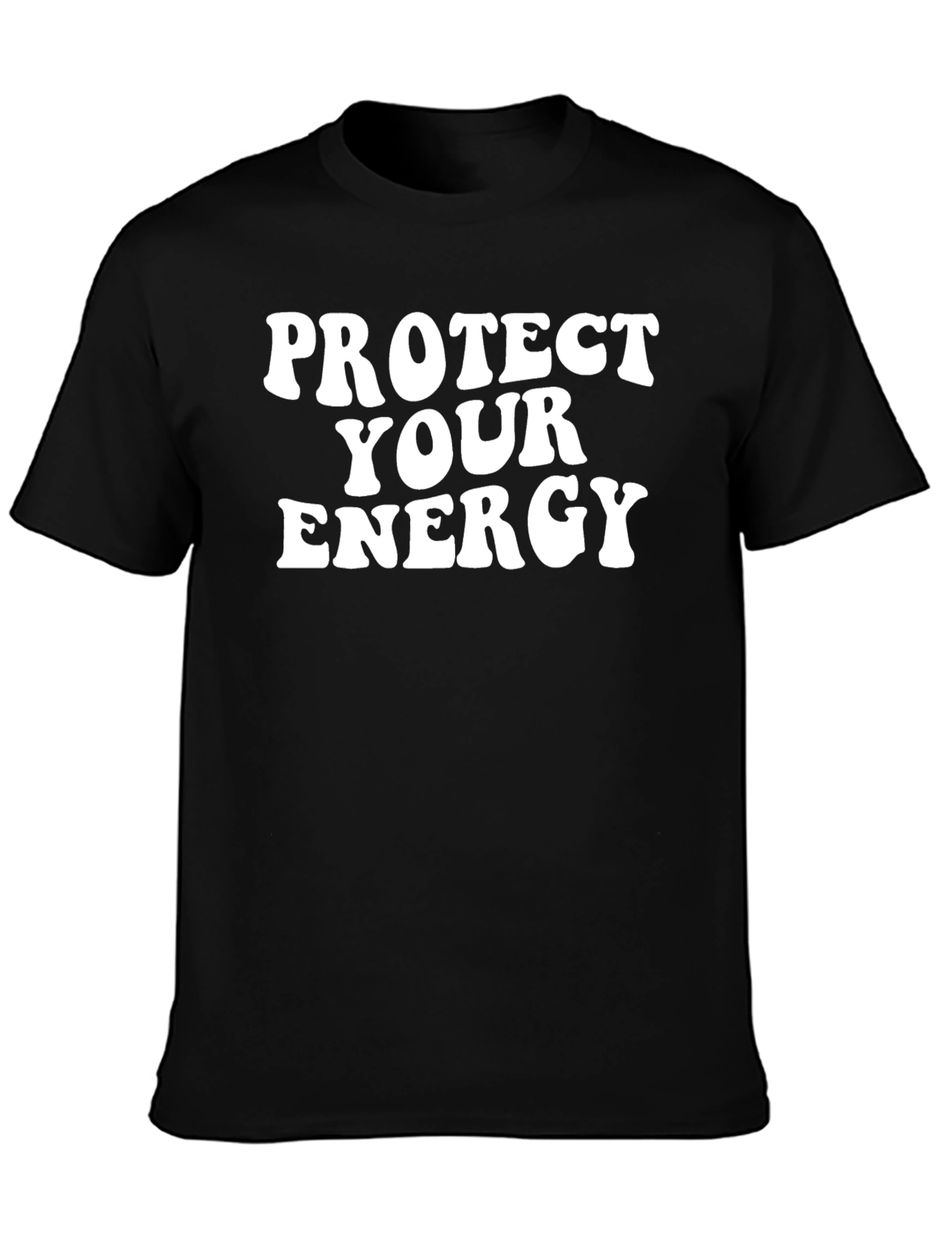 Protect Your Energy Black Graphic Tee
