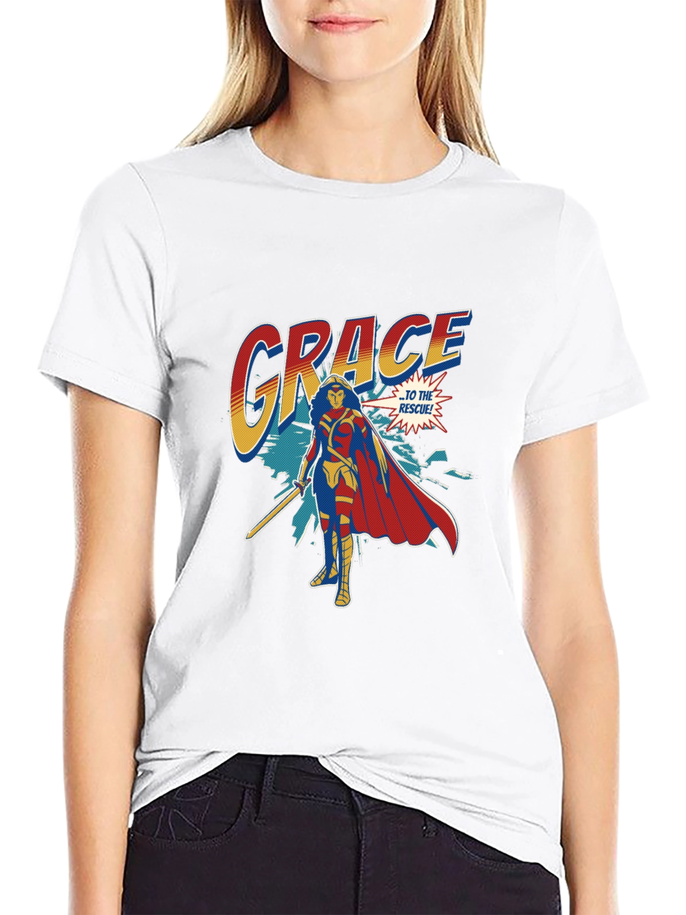 Grace To The Rescue Graphic Tee